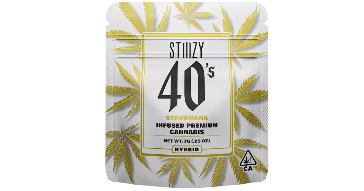 40s: Strawnana 7g infused flw - Stiiizy -  - $30.60 - Flower