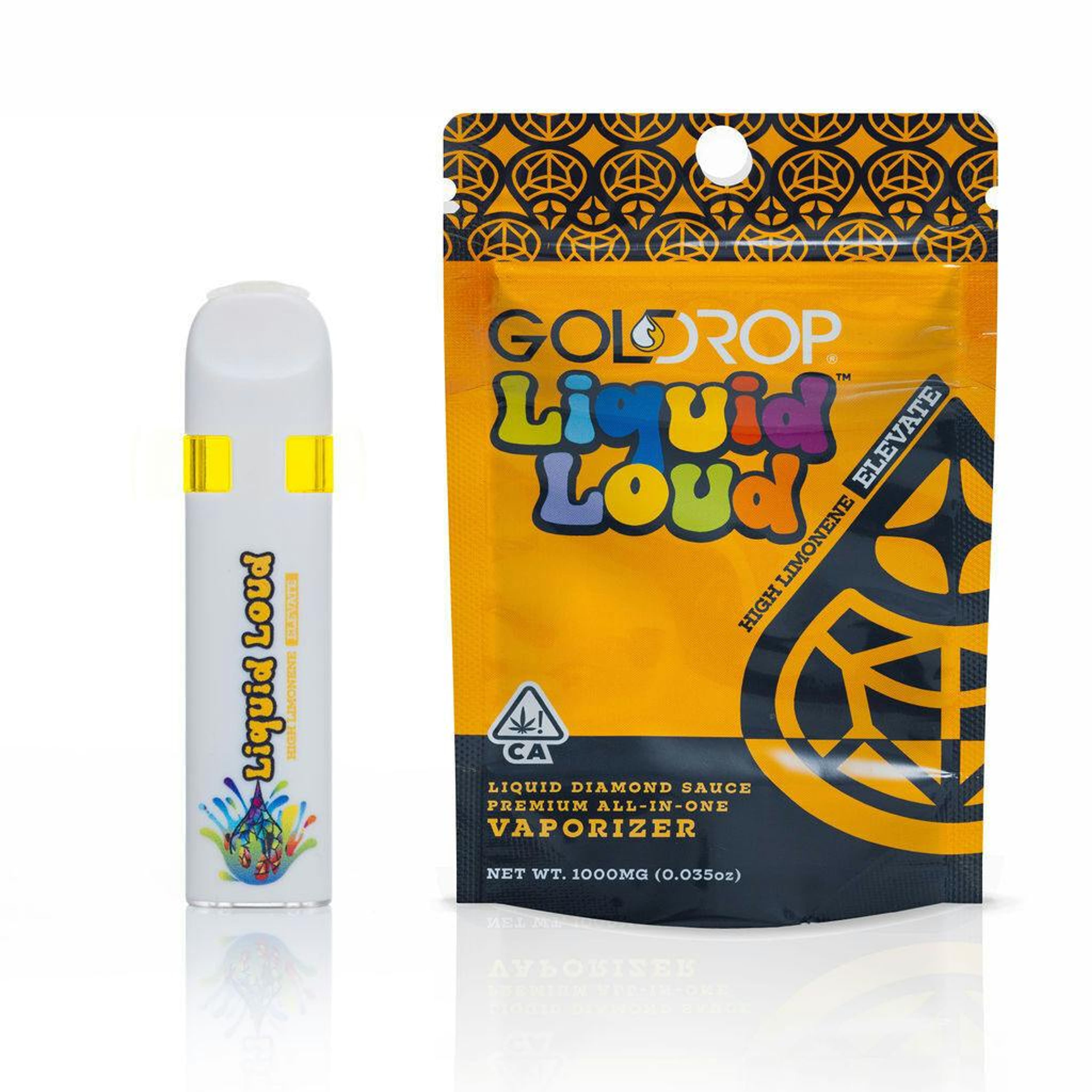 Peaches & Dream - Liquid Loud Diamond Sauce - All-In-One - 1 Gram - GoldDrop - Peaches & Dream AIO Golddrop - $30 - Vape Pens
