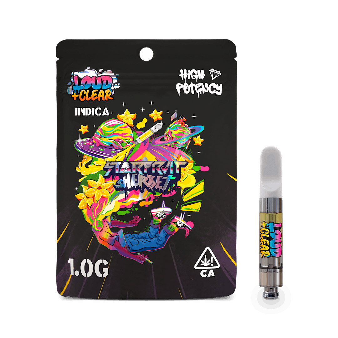 STARFRUIT SHERBERT 1G CART - LOUD+CLEAR -  - $21.75 - Vape