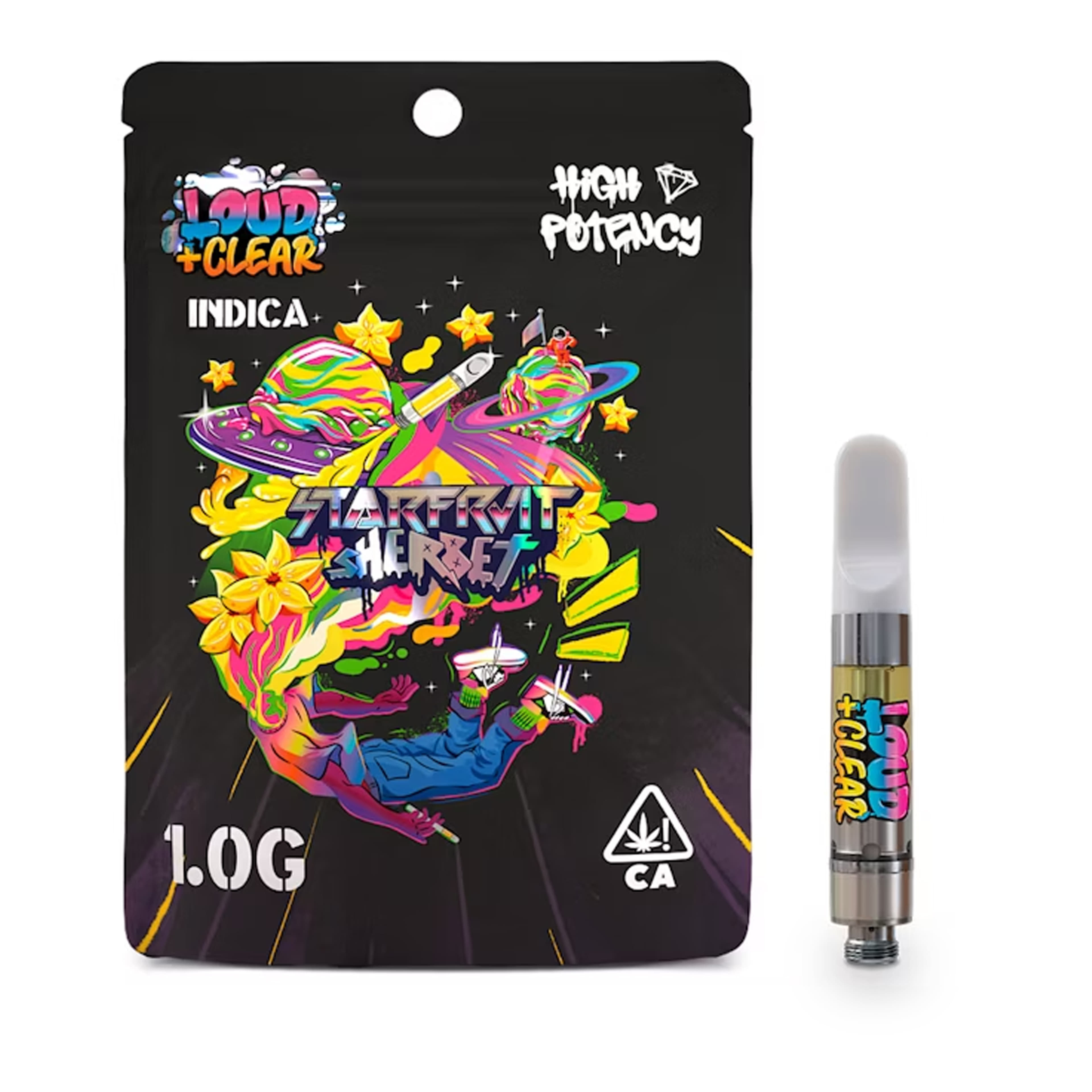 Starfruit Sherbet (I) 1g **SPECIAL PRICING** - Loud and Clear - Starfruit Sherbet (I) - $23 - Vape Cartridge