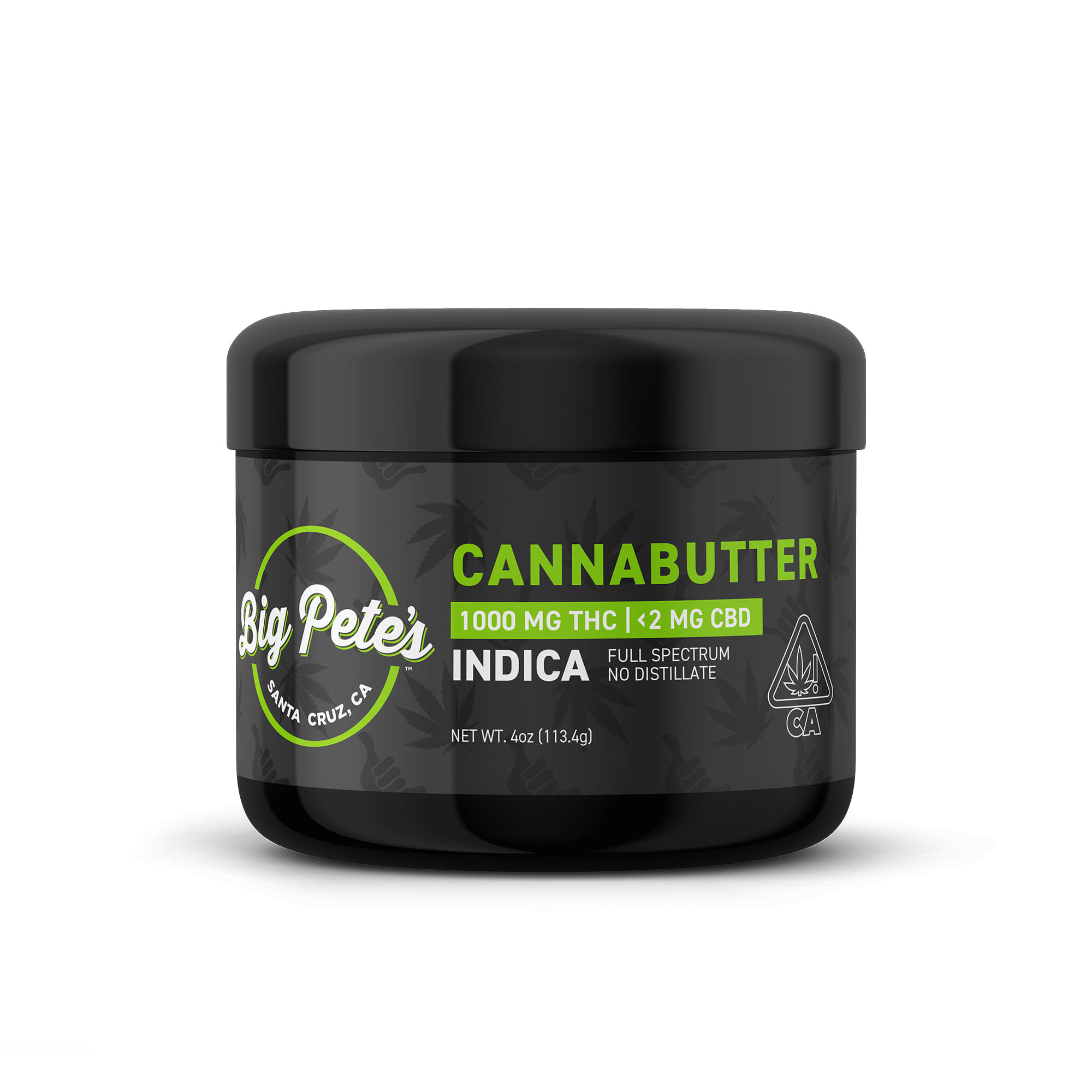Indica Cannabutter 1000mg - Big Pete's -  - $48.50 - Extract