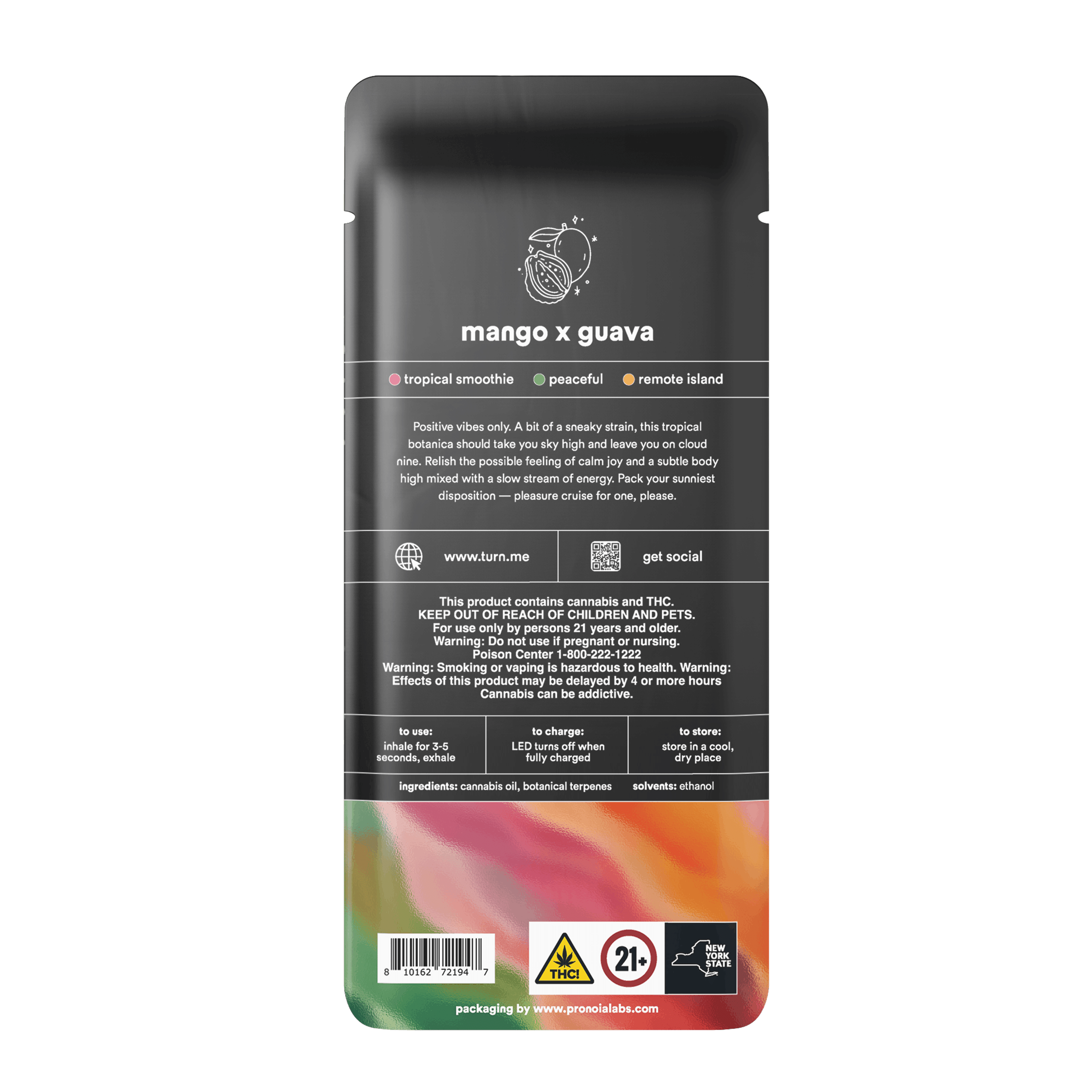 1.0g AIO | mango x guava | botanica blends | down | - Turn - 1.0g AIO | mango x guava TURN - $35 - Vape Pens