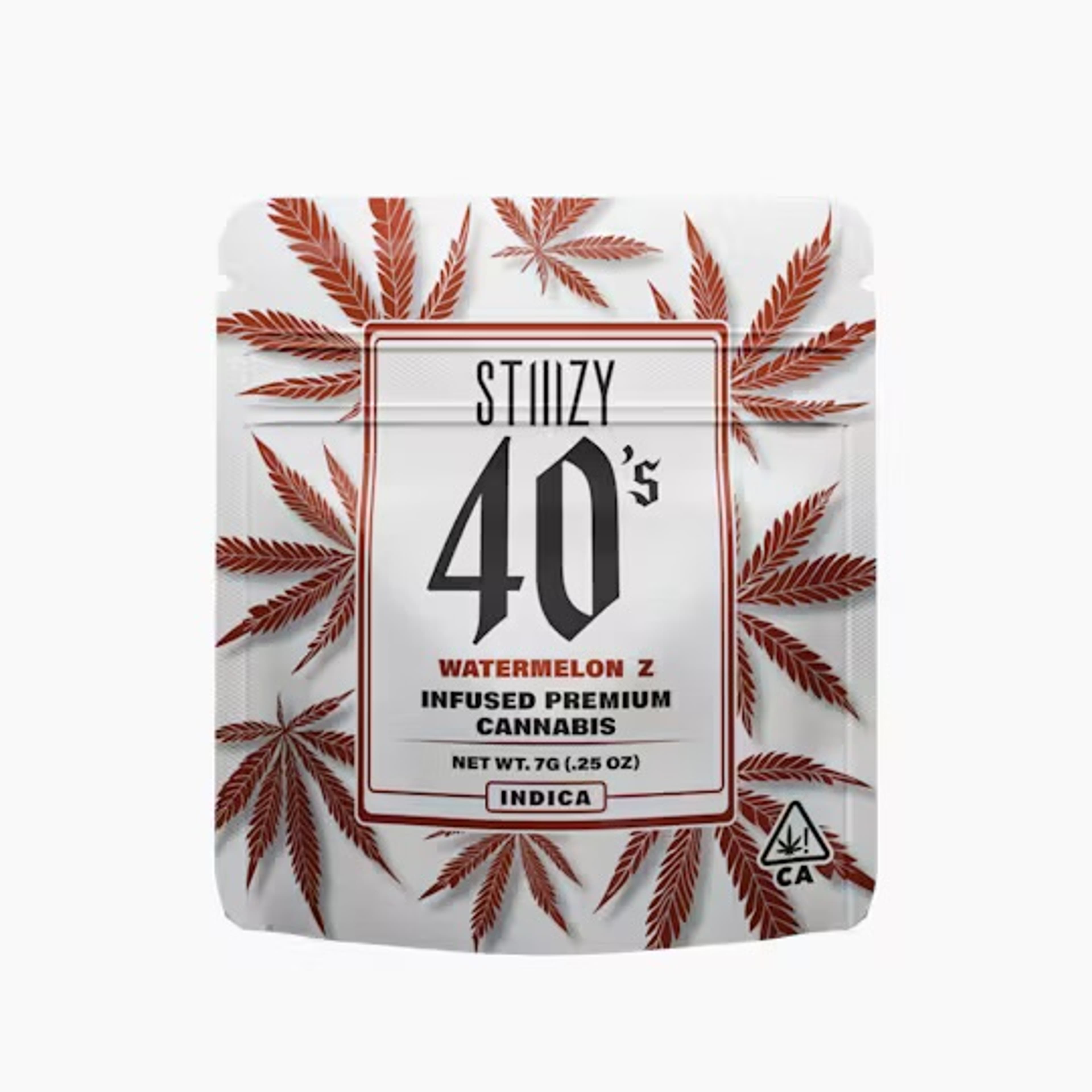 40s: Watermelon Z 7g infused flw - Stiiizy - - $30.60 - Flower