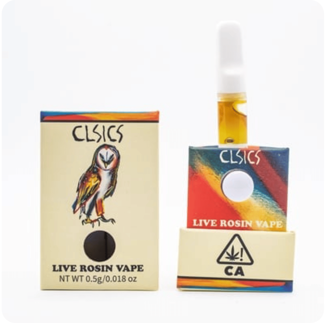 CLSICS: Deep Purple - Live Rosin Vape Cartridge 1g - CLSICS -  - $50 - Standard Cartridges