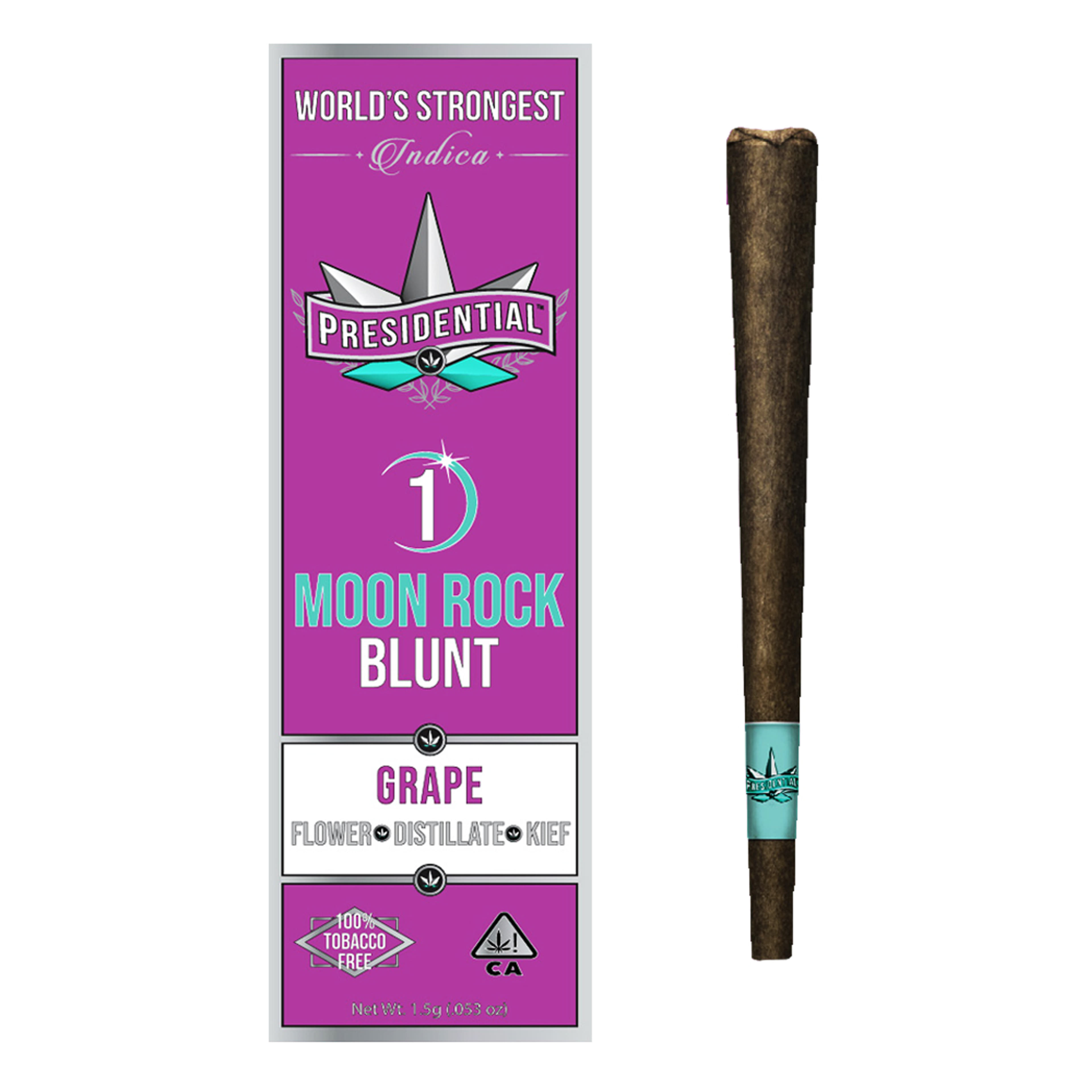 Grape (I) Moon Rock Infused Blunt 1.5g - Presidential - Grape (I) - $17.60 - Pre-Rolls