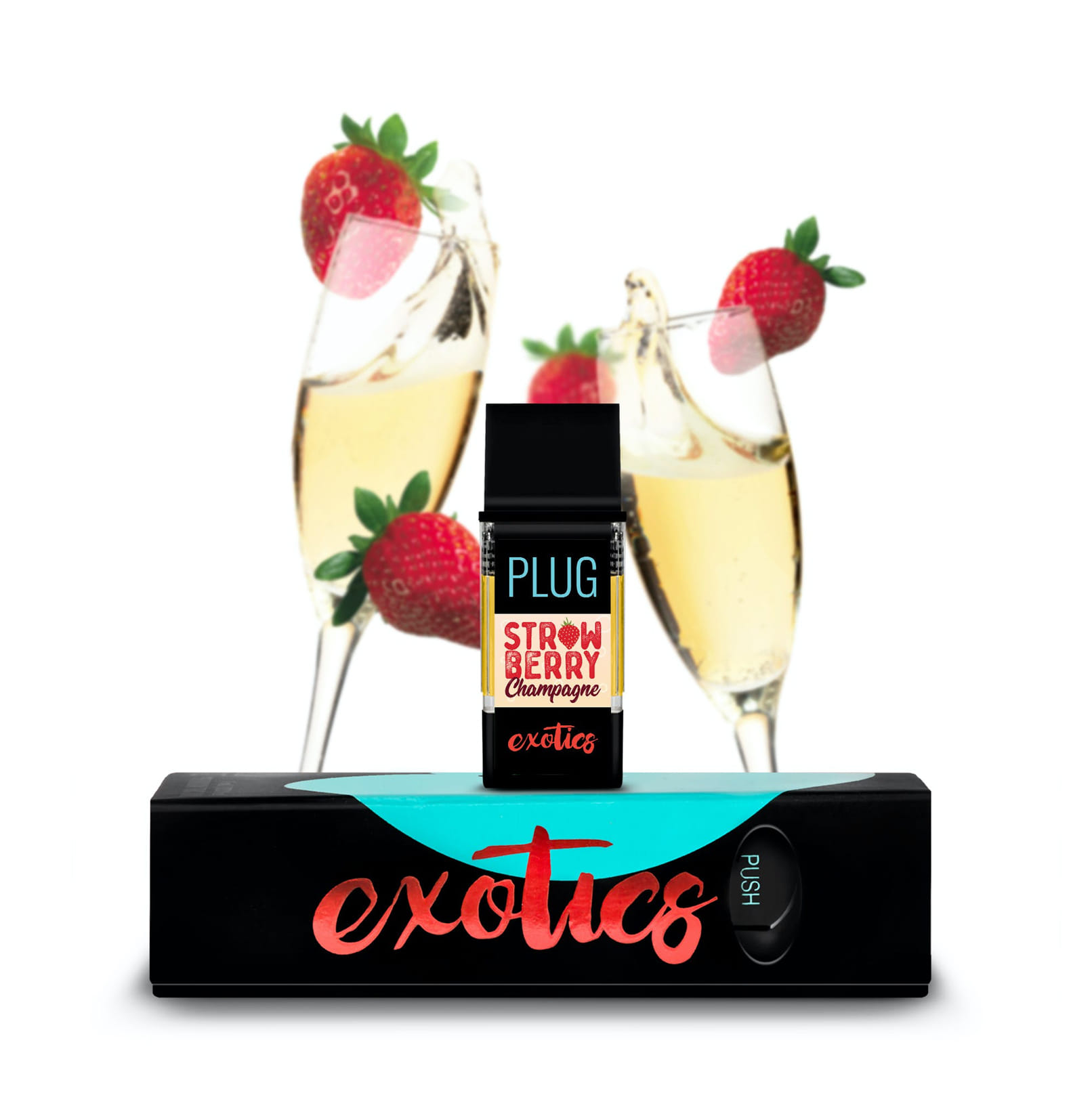 Strawberry Champagne (H) - 1g Pod *SPECIAL PRICING* - PlugPlay - Strawberry Champagne (H) - $35 - Cartridges