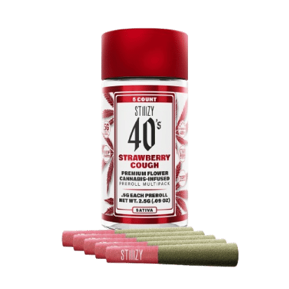 Strawberry Cough - 40's Infused Mini Pre-Rolls - STIIIZY - 2.5g (5-Pack) - $35.99 - Infused Pre-Rolls