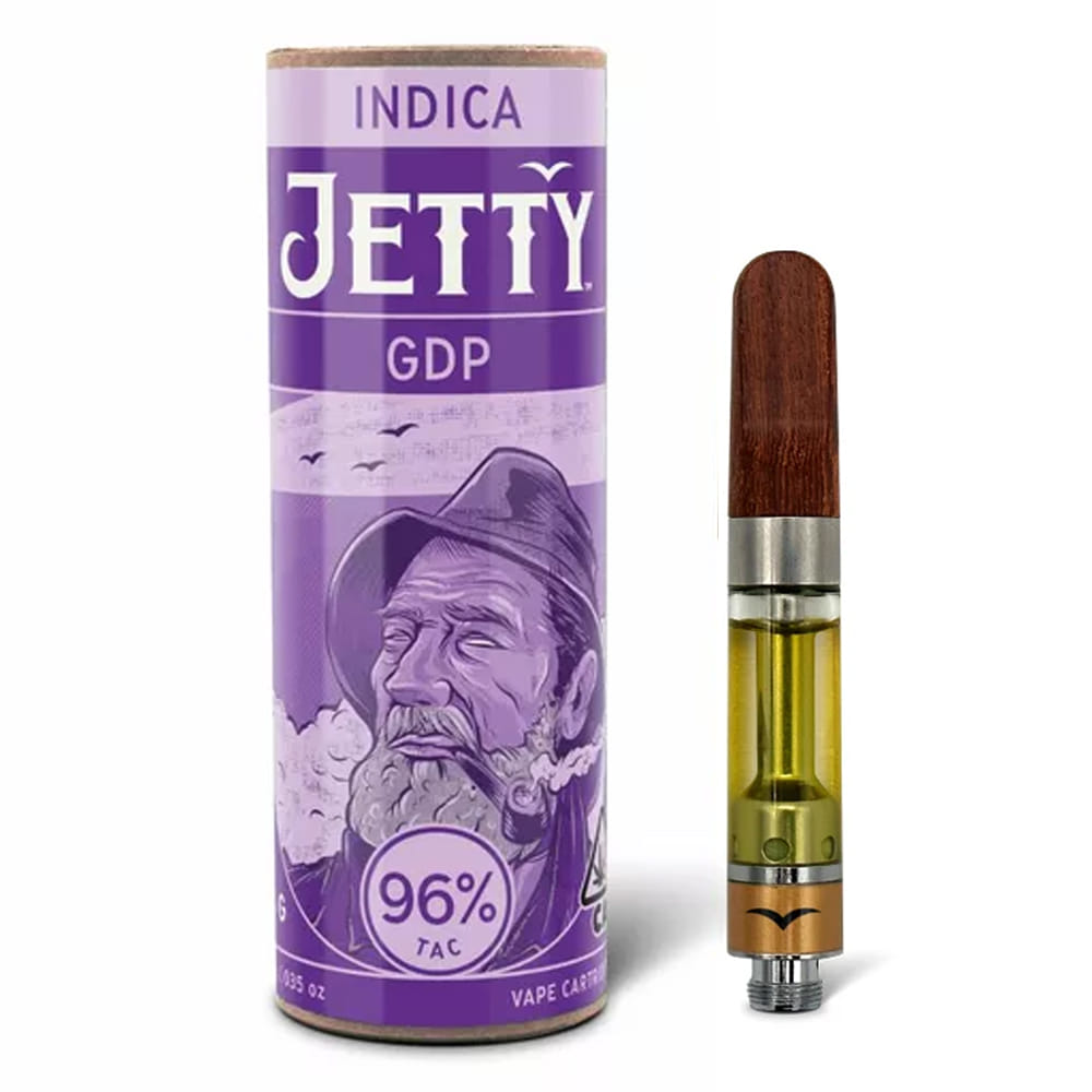GDP (I) High THC 1g Cartridge **SPECIAL PRICING** - Jetty - GDP  High THC - $24 - Vape Cartridge