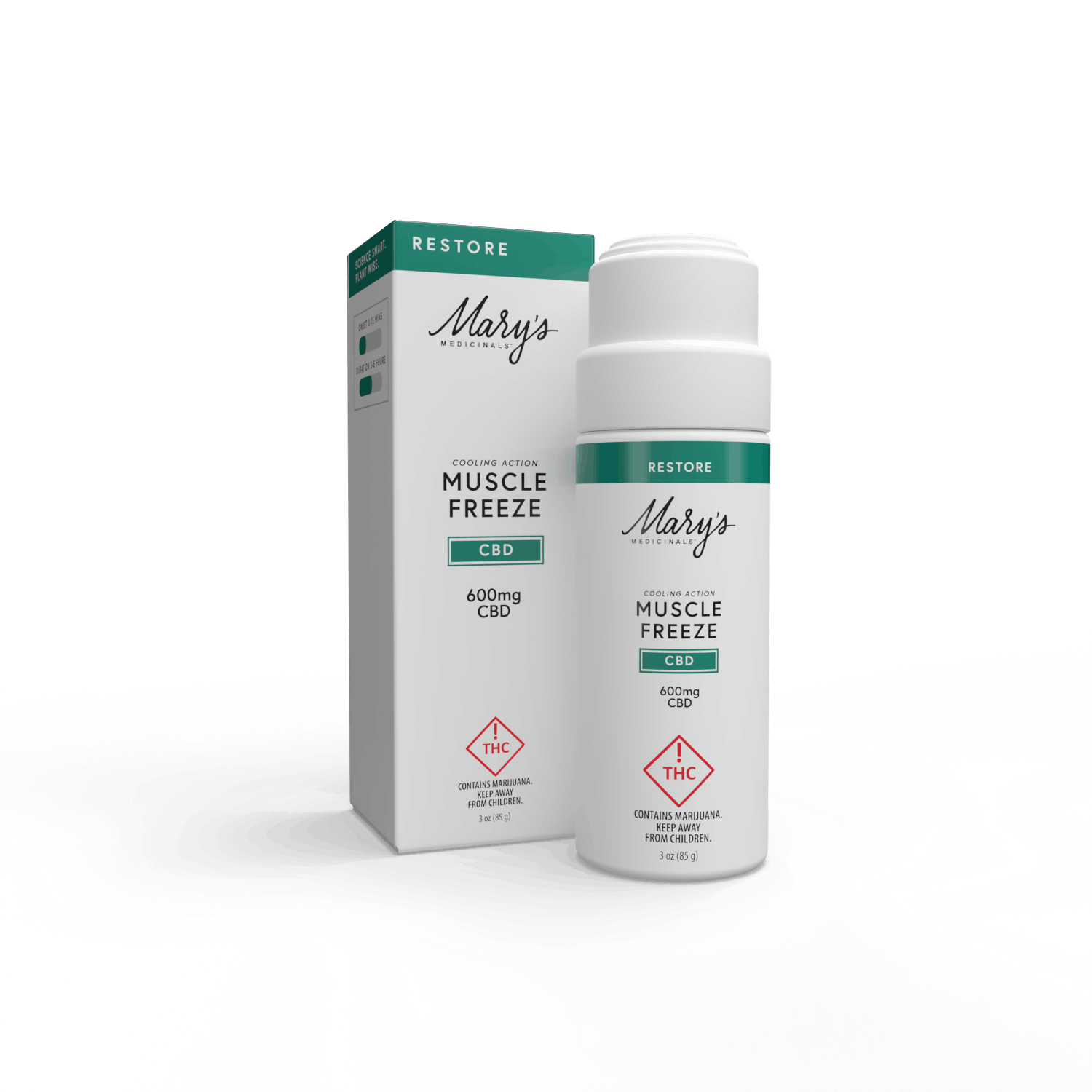 Restore - Muscle Freeze 3oz – CBD - Mary's Medicinals -  - $66.99 - Topicals