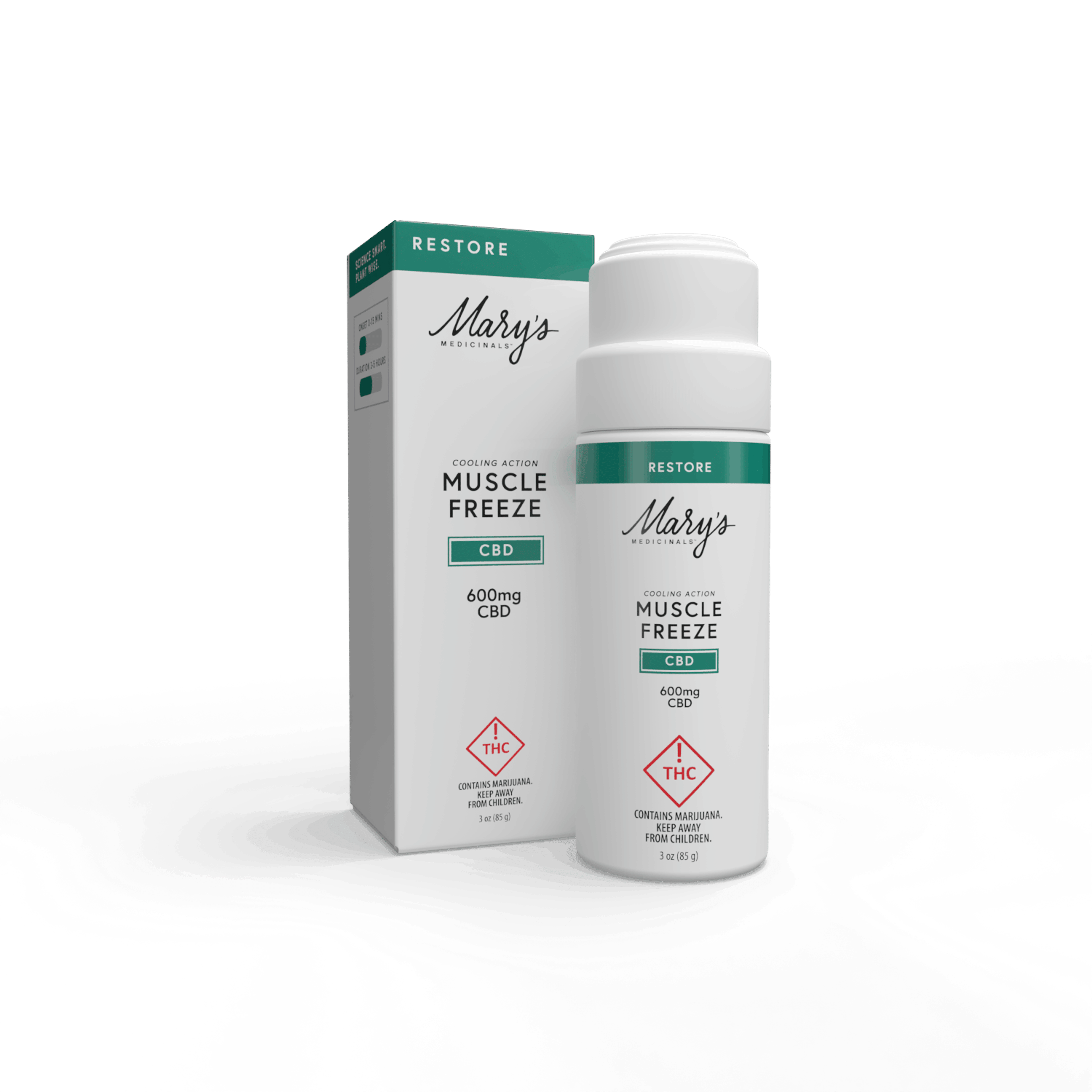 Restore - Muscle Freeze 3oz – CBD - Mary's Medicinals - - $66.99 - Topicals