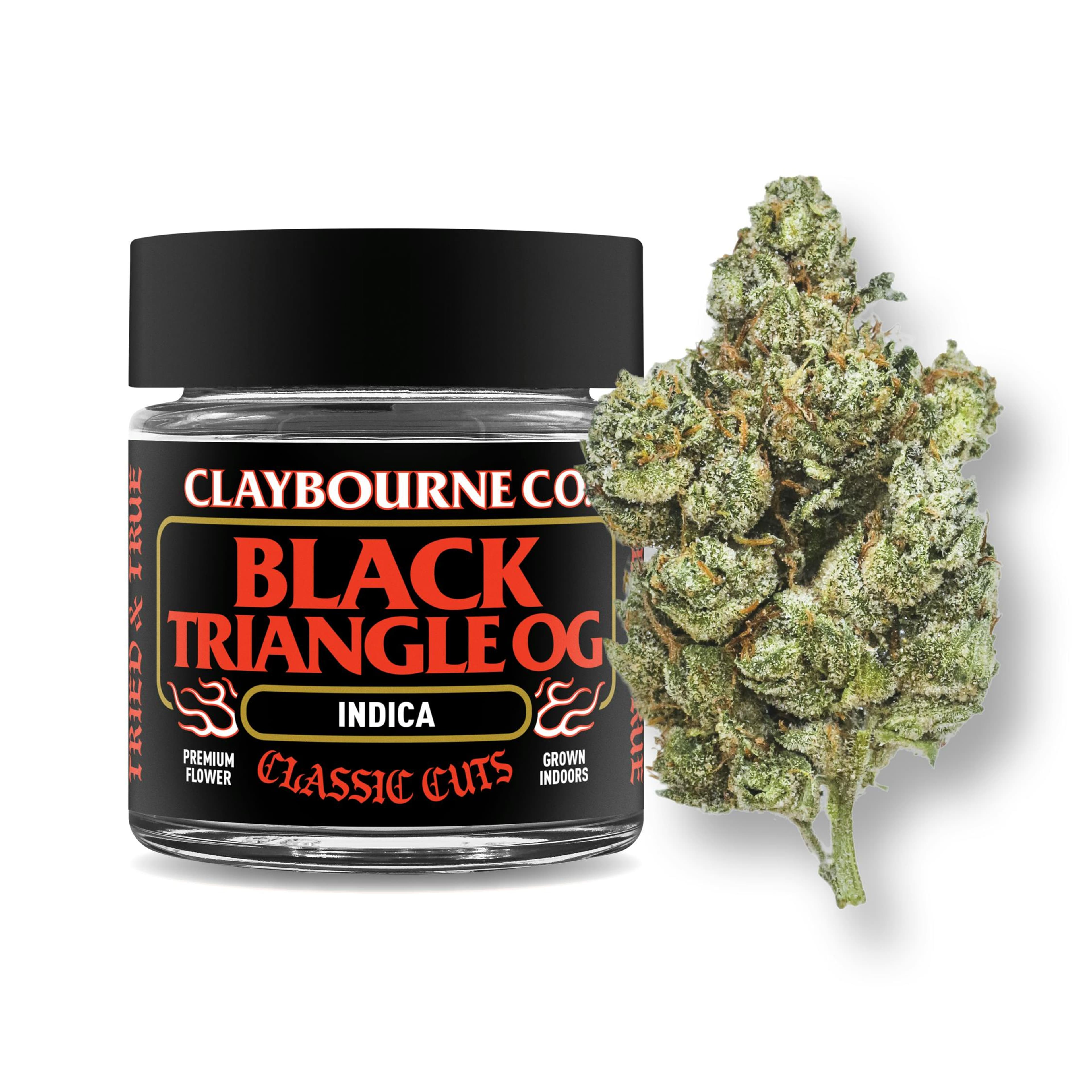 Black Triangle OG 28.55% - Classic Cuts 3.5G - Claybourne Co. - Black Triangle OG (I) - $36 - Flower