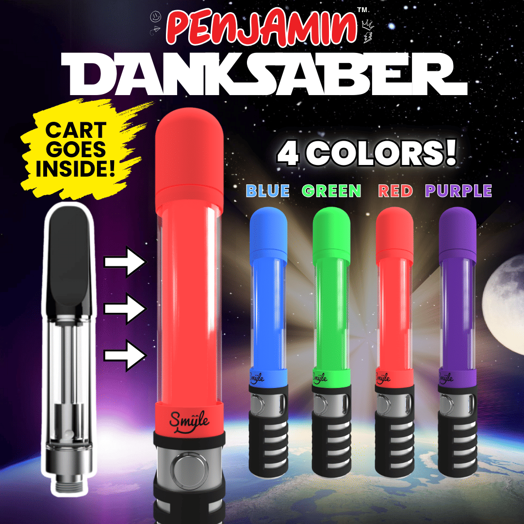 Danksaber Penjamin - Red - Smyle™ -  - $29.99 - Vape Batteries