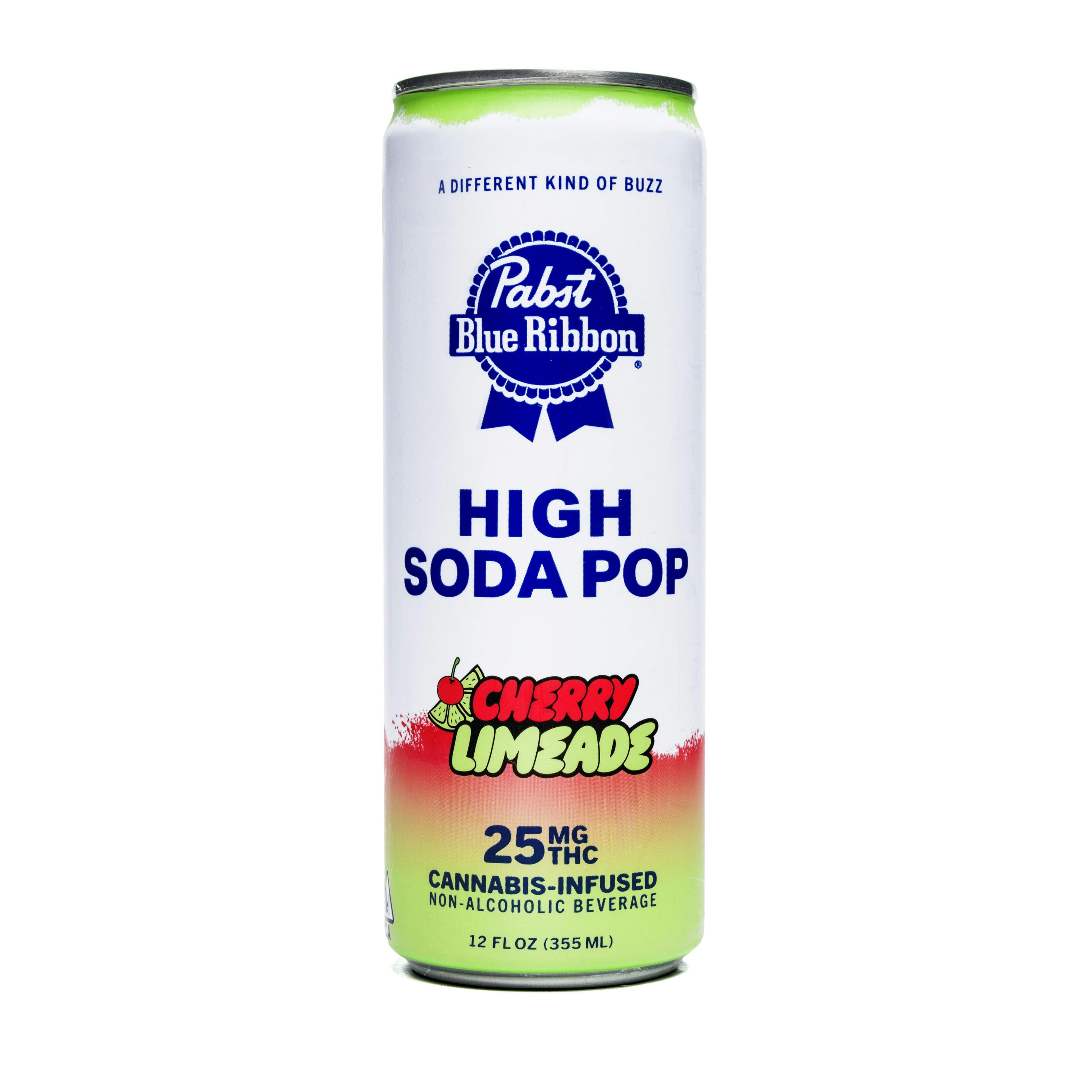 Cherry Lime Soda Pop 25mg - PABST (PBR) -  - $7 - Beverage