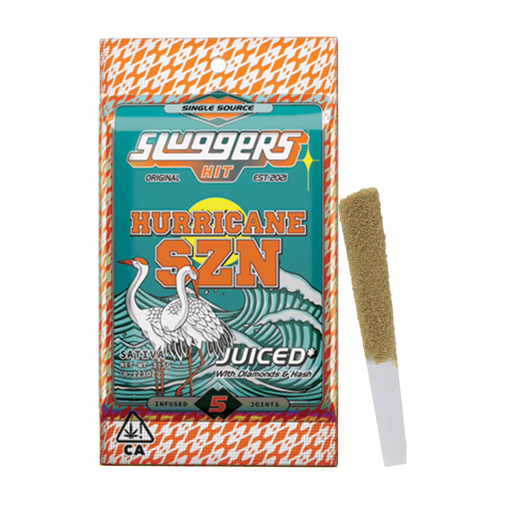 Hurricane SZN (S) - 5pk Infused Prerolls - Sluggers - Hurricane SZN (S) - $35.15 - Pre-Rolls