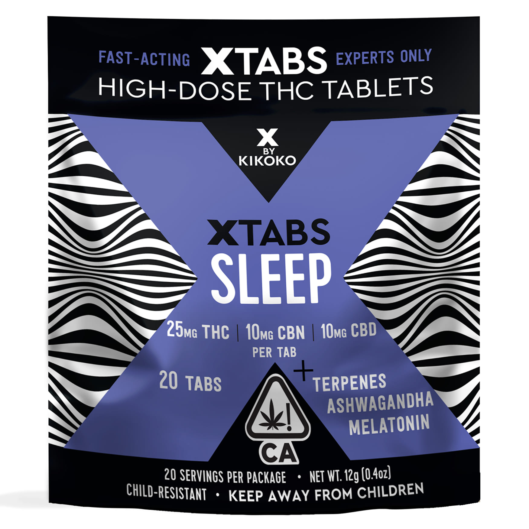 Kikoko Sleep CBN + Ashwagandha +Melatonin Tablet 20pk - Kikoko - 25mg Tablet - $48 - Tinctures & Capsules