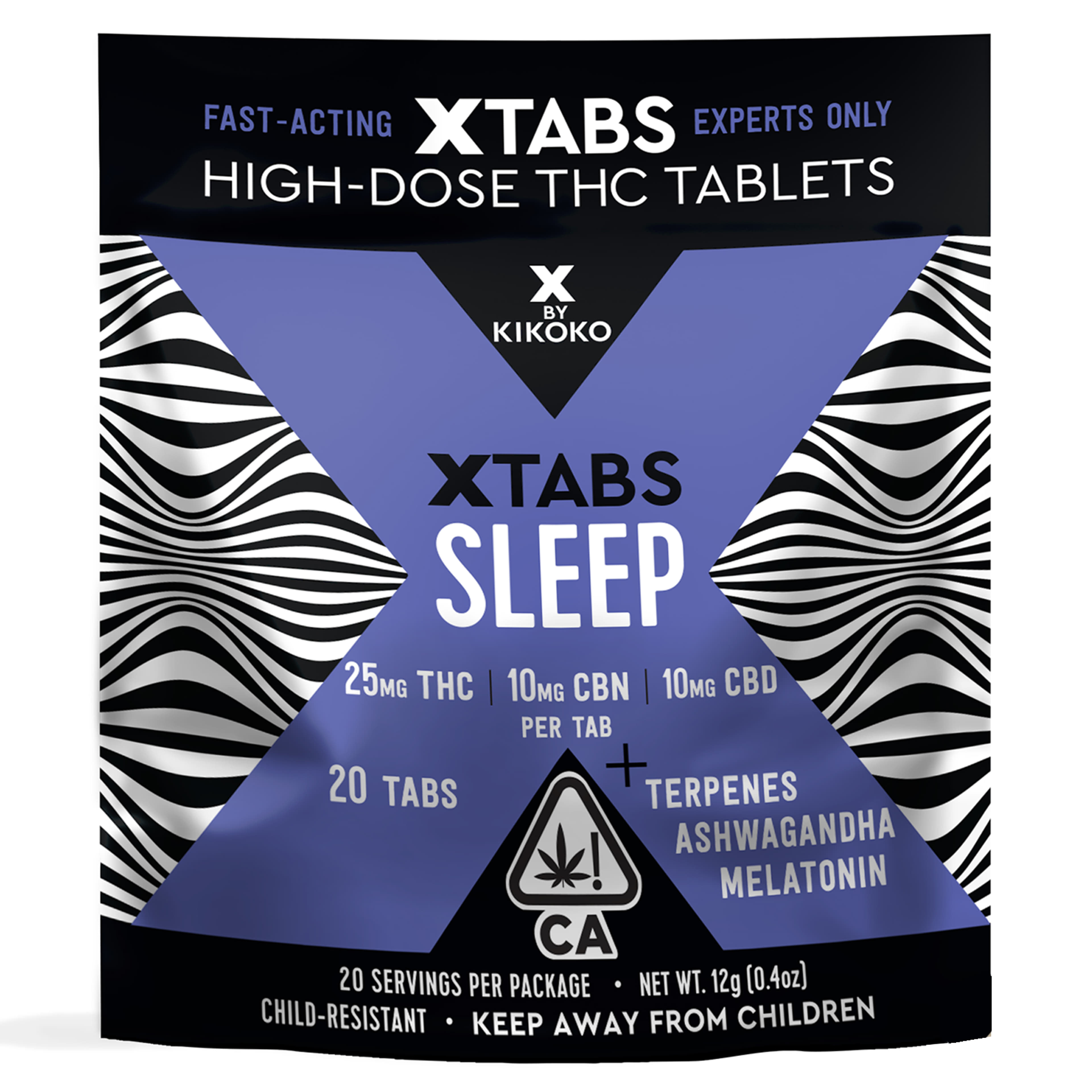Kikoko Sleep CBN + Ashwagandha +Melatonin Tablet 20pk - Kikoko - 25mg Tablet - $48 - Tinctures & Capsules