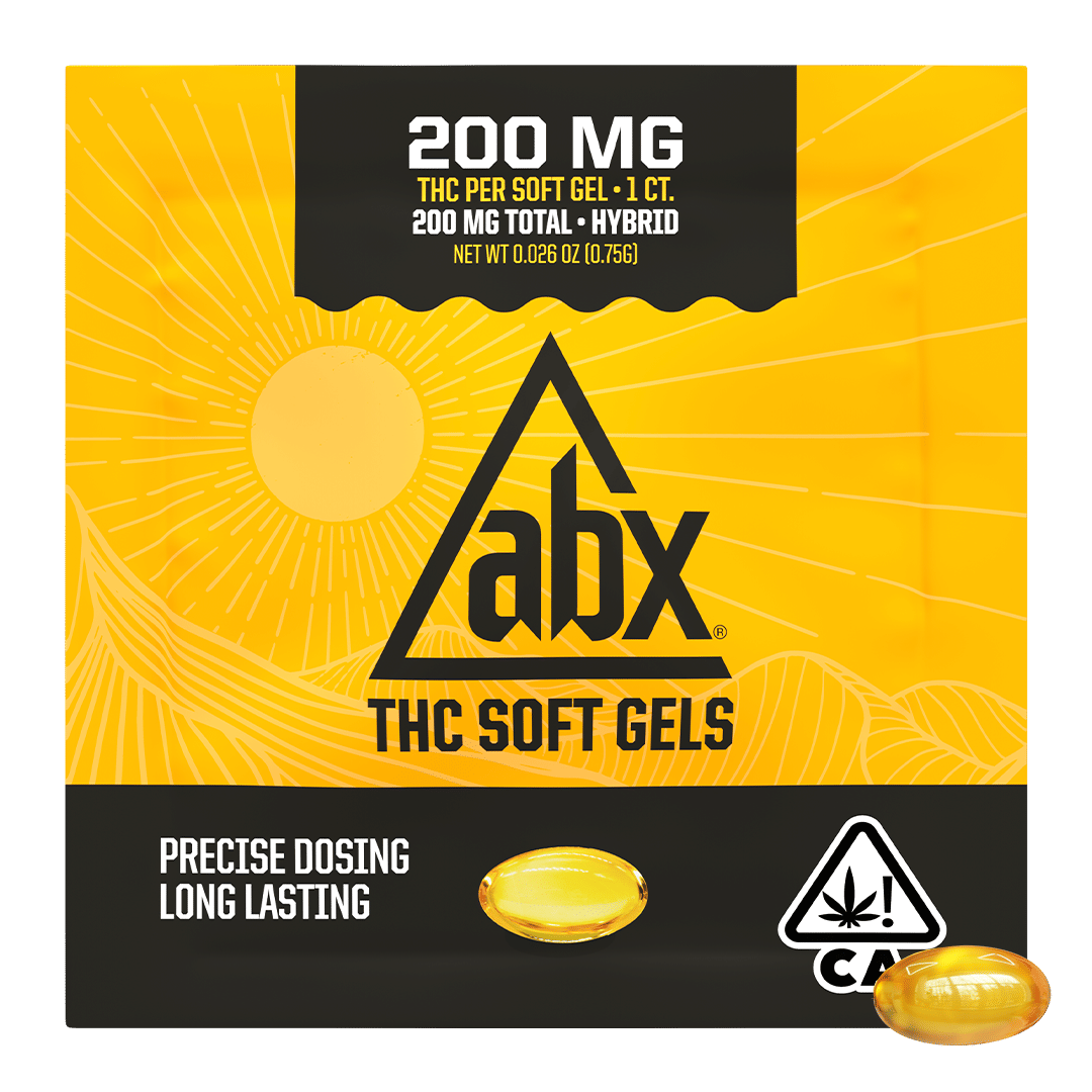 Soft Gels 200mg THC 1 count - ABX - 200x1 Soft Gel - $18 - Capsules