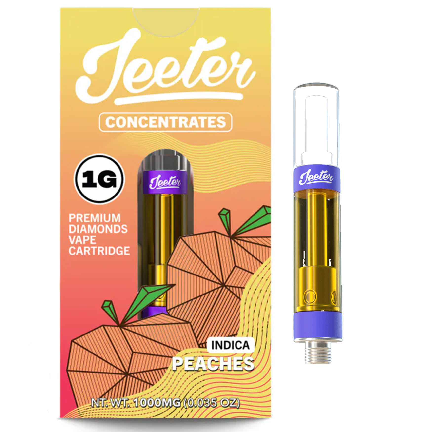 Peaches (I) - 1g Jeeter Juice Cartridge *B2G1 EVERYDAY* - Jeeter - Peaches (I) - $23.48 - Cartridges