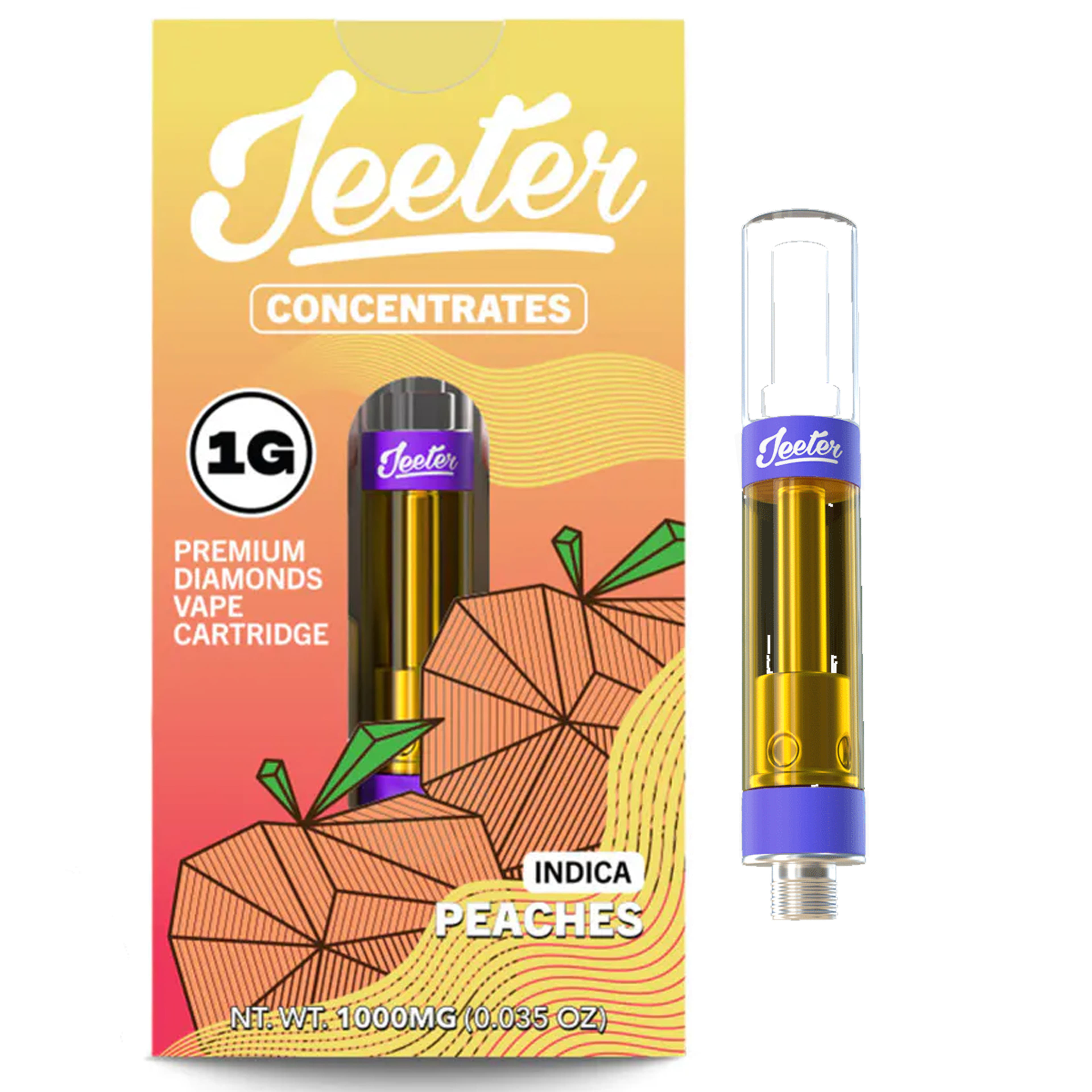 Peaches (I) - 1g Jeeter Juice Cartridge *B2G1 EVERYDAY* - Jeeter - Peaches (I) - $23.48 - Cartridges