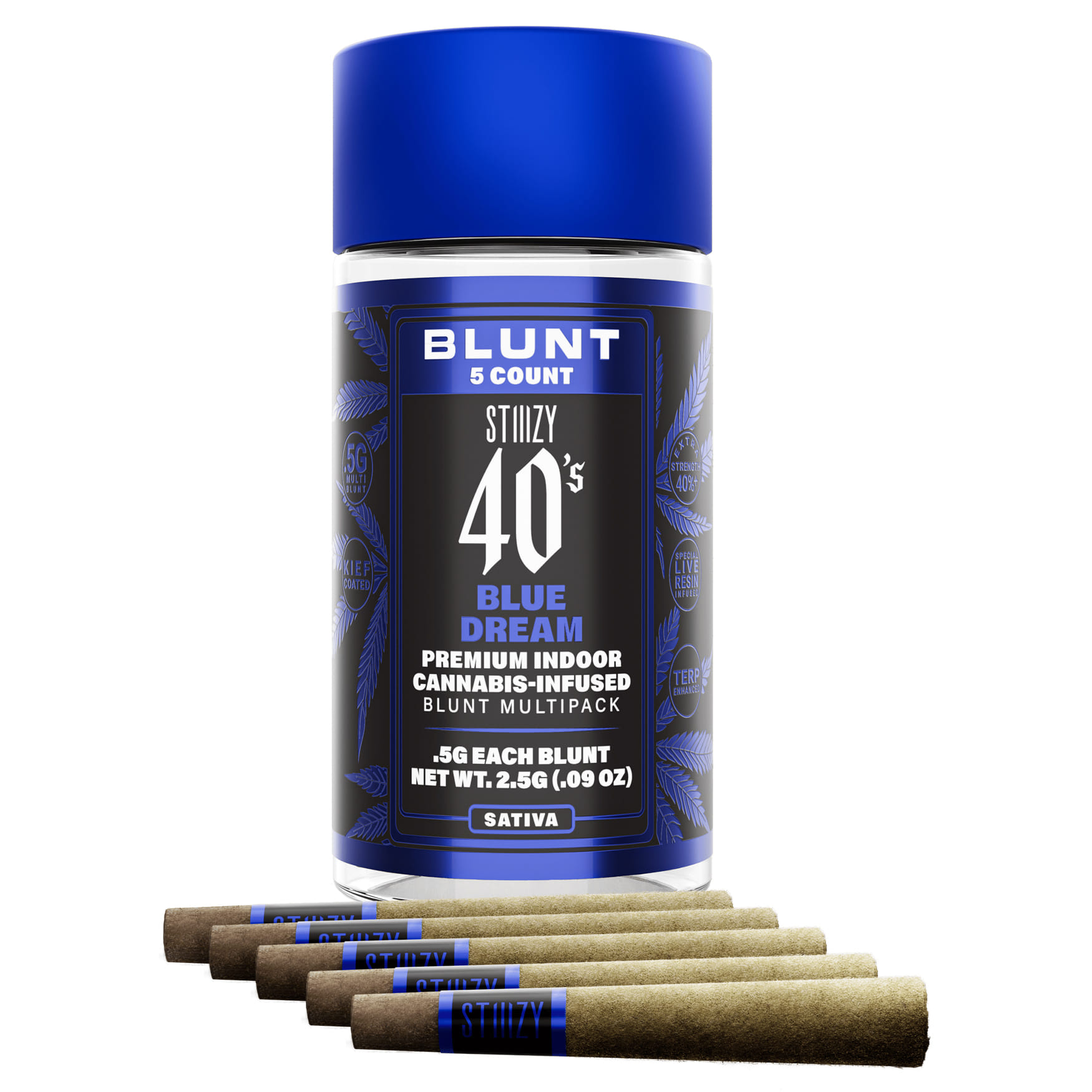 Blue Dream Mini Blunt 5pk (S) *B2G1 EVERYDAY* *SPECIAL PRICING* - Stiiizy - Blue Dream (S) - $27 - Pre-Rolls