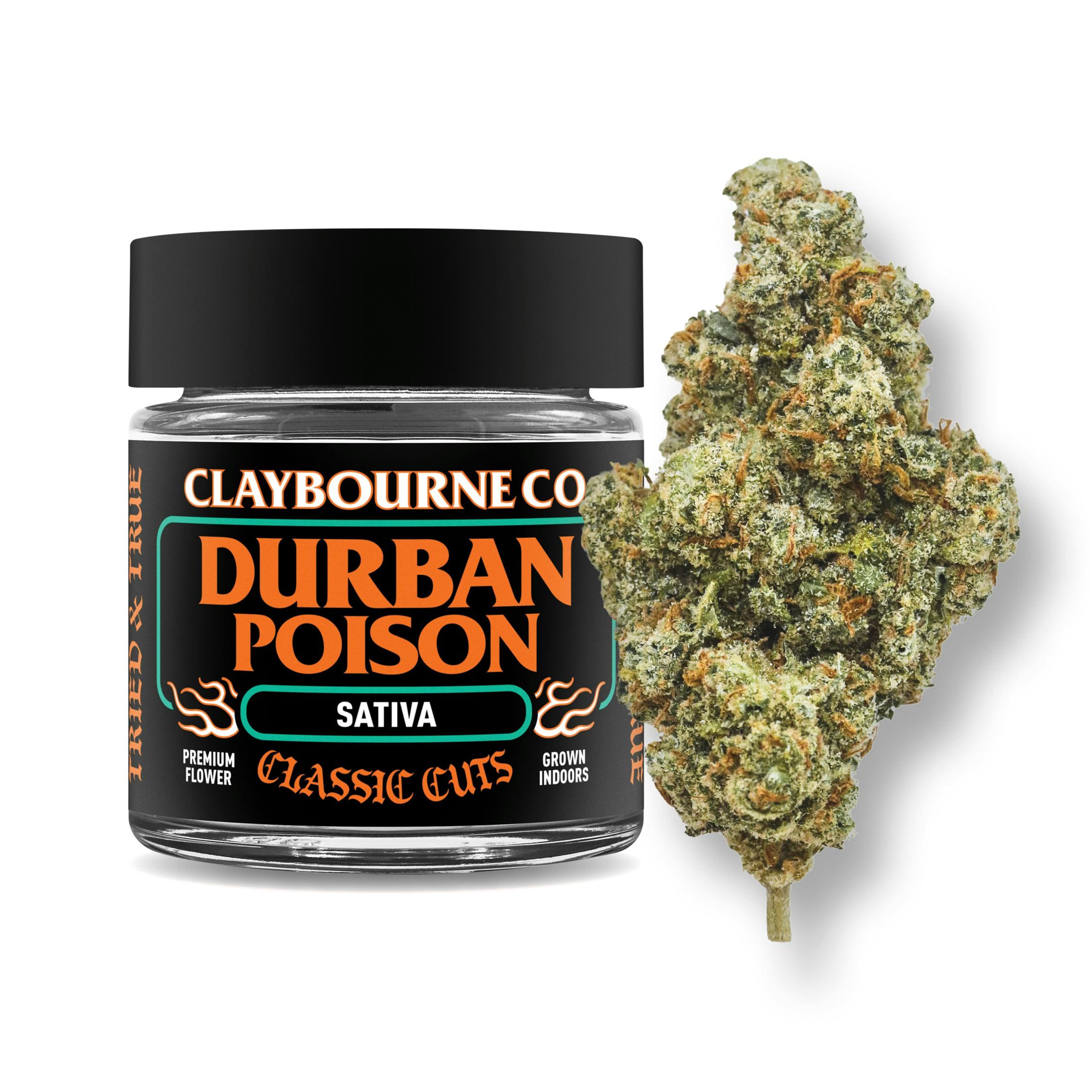 *Joe's Pick* Claybourne: Classic Cuts - Durban Poison - Claybourne Co. - - $50 - Indoor Flower
