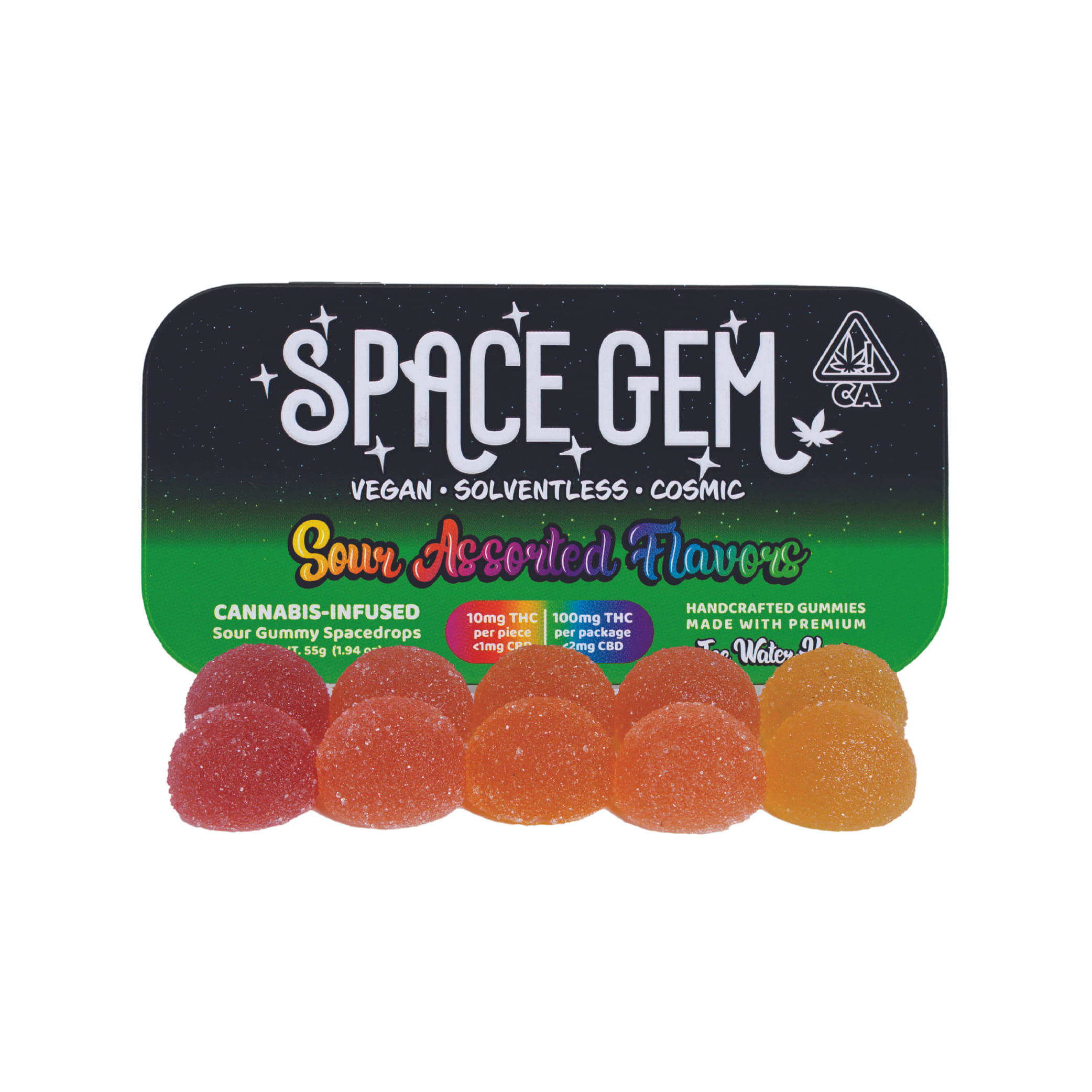 Space Gem — Sour Assorted Flavors Ice Water
