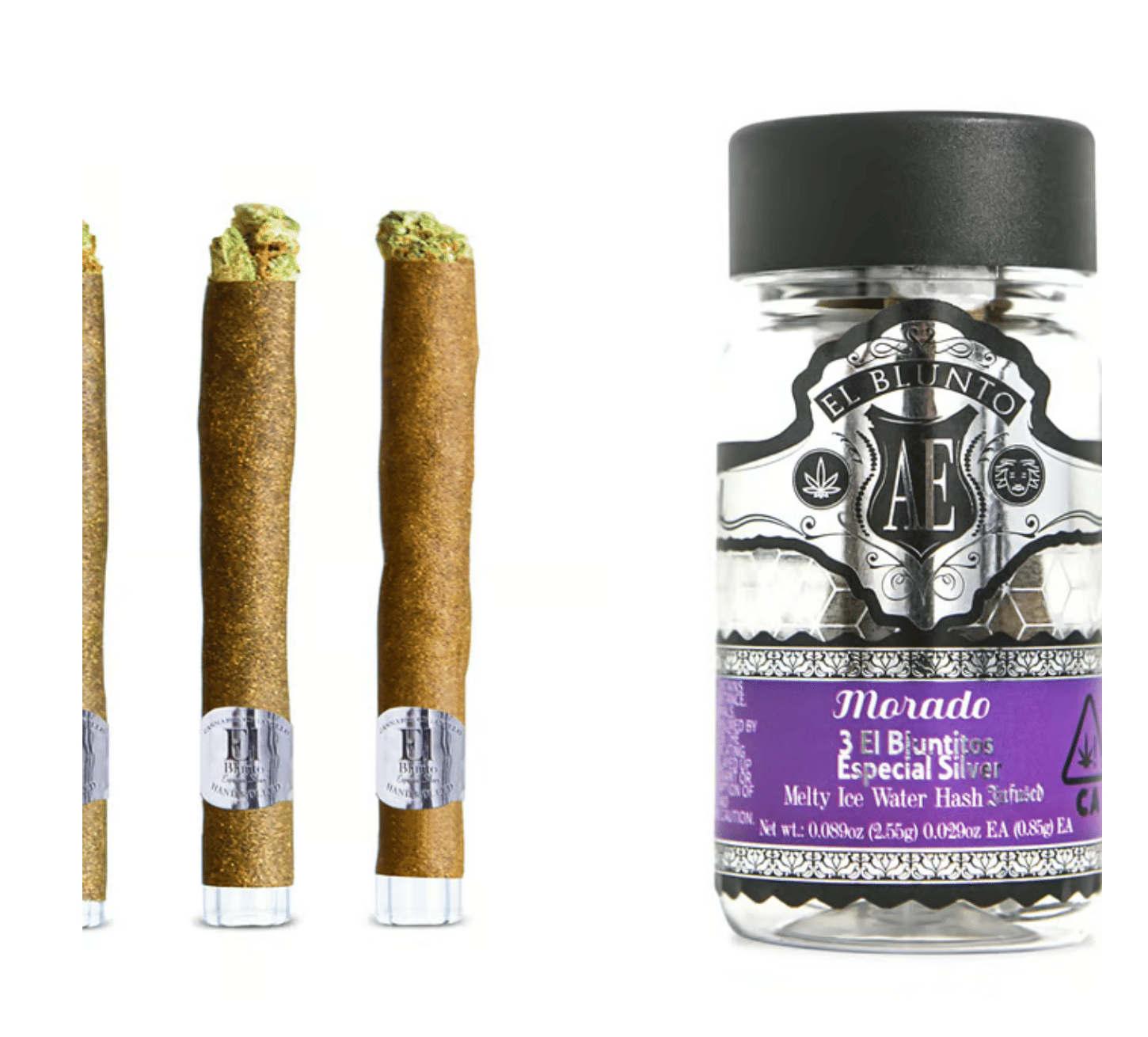 El Blunto - Especial Silver Hash Bluntito 3pk - Morado - El Blunto -  - $45 - Pre-Rolls