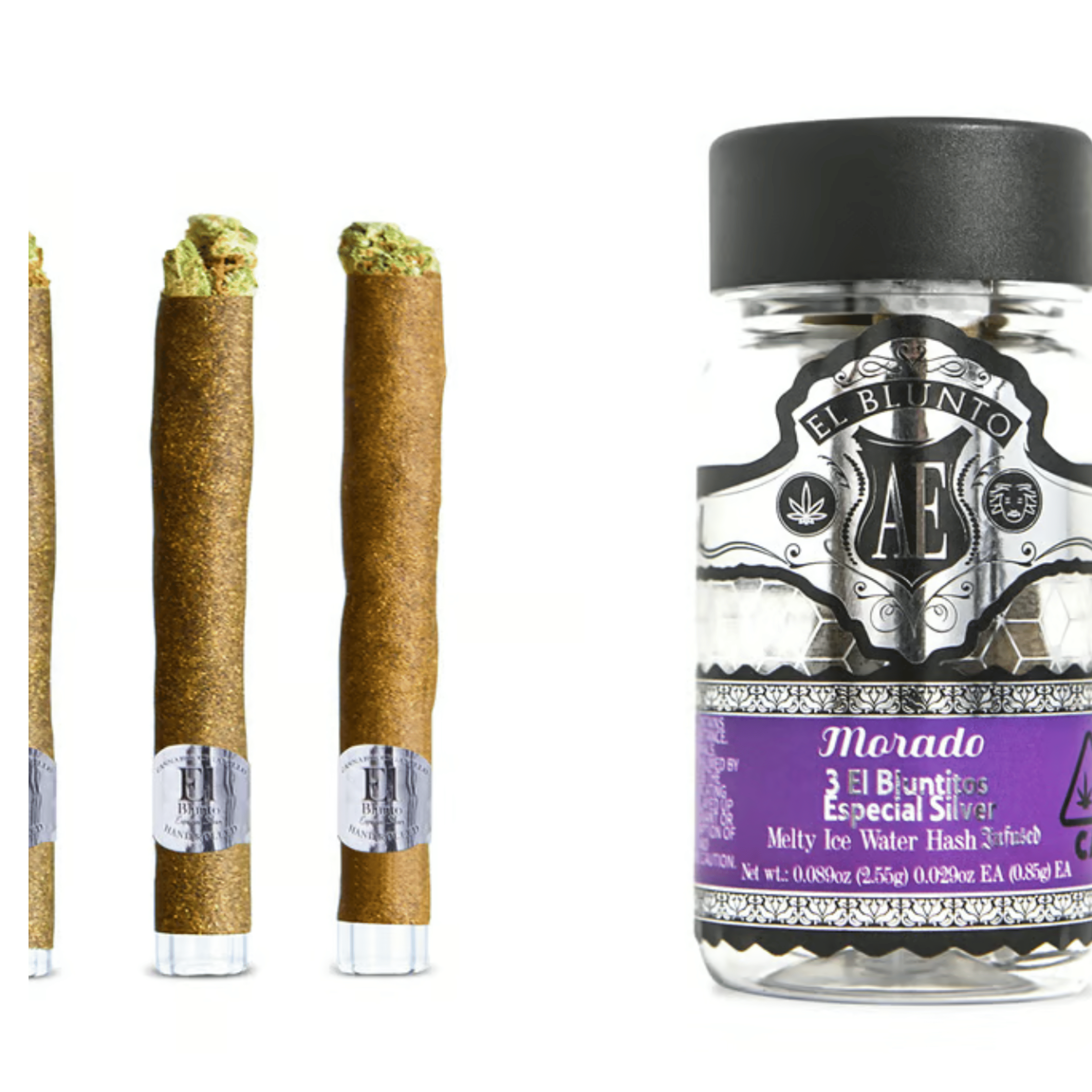 El Blunto - Especial Silver Hash Bluntito 3pk - Morado - El Blunto - - $45 - Pre-Rolls