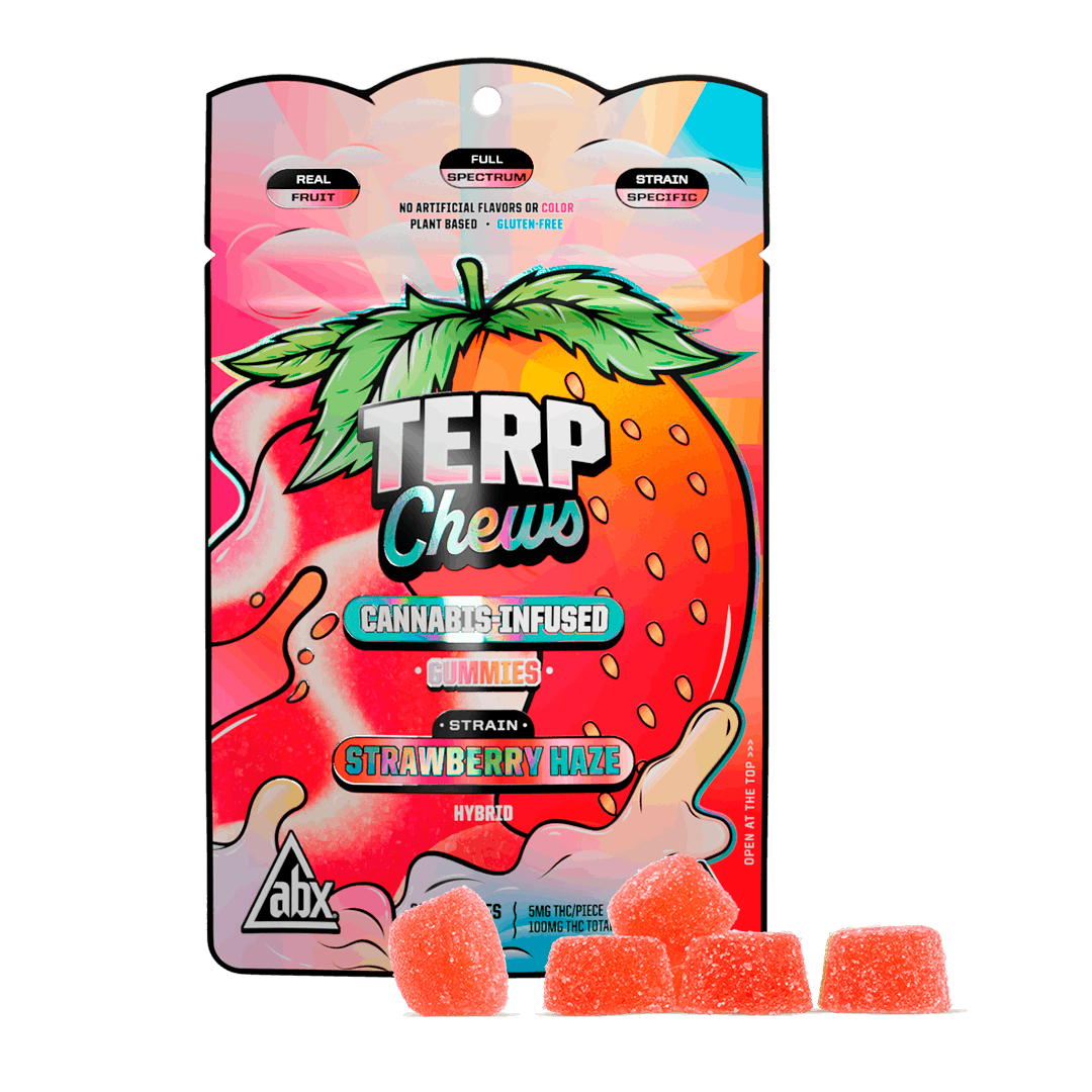 STRAWBERRY HAZE 100MG 20CT - ABX -  - $11 - Edibles