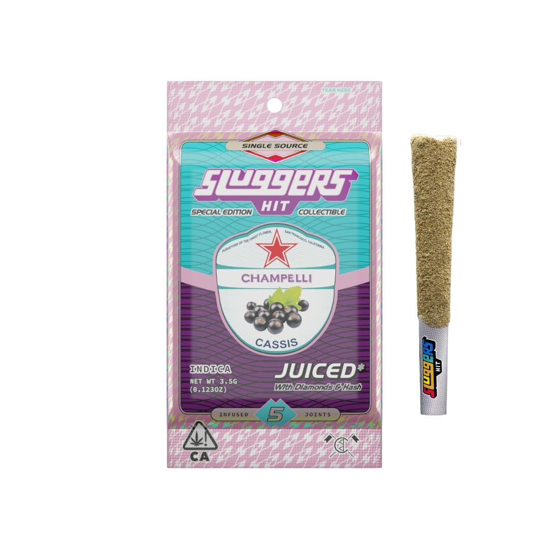 Champelli Cassis 5pk Prerolls 3.5g - Sluggers -  - $45 - Pre-Rolls