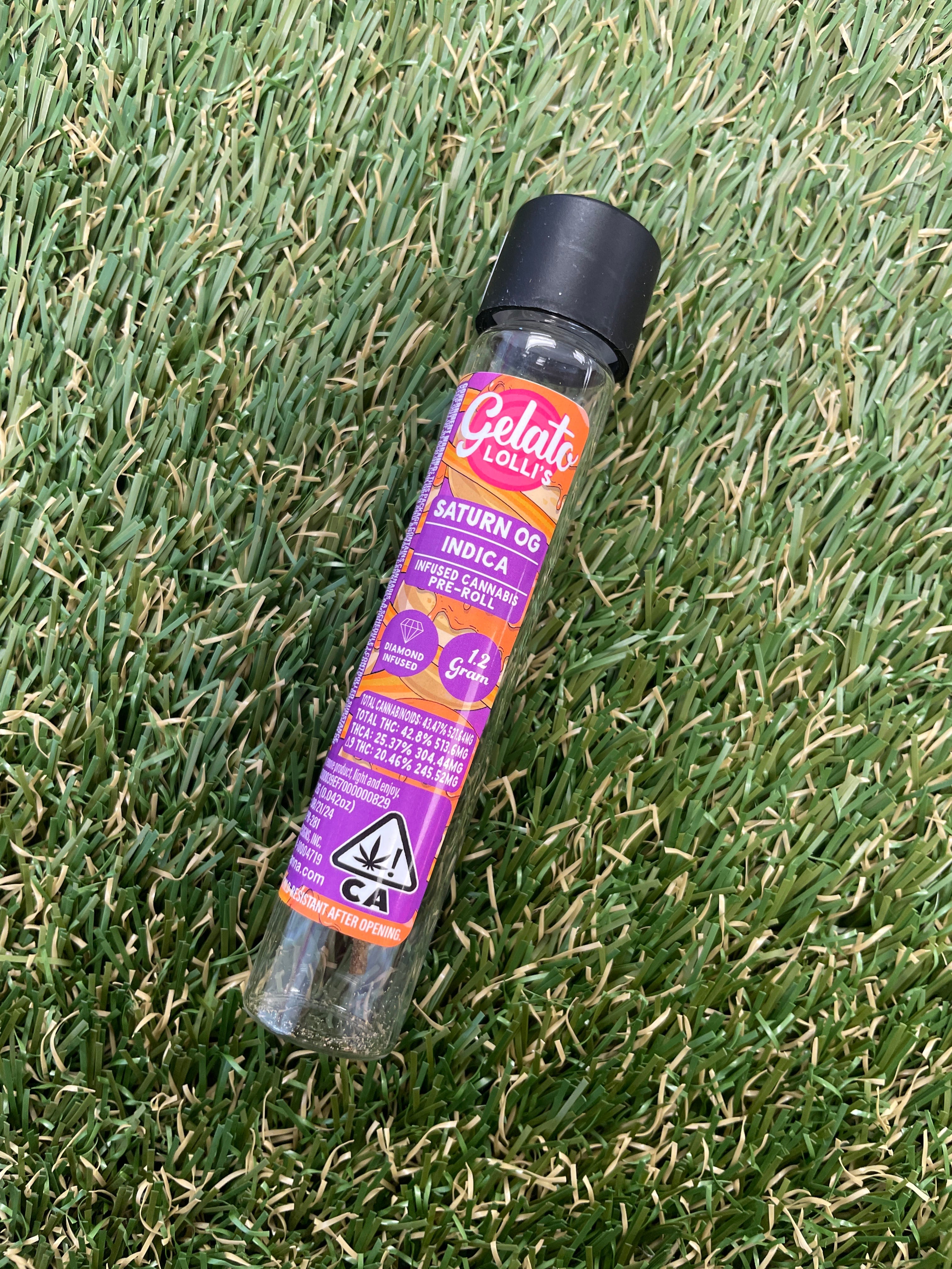 SATURN OG 1.2G INFUSED - GELATO CANNA CO -  - $6 - Pre-Roll Infused