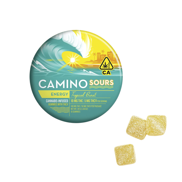 100mg Sour 'Energy' Tropical Burst Gummies