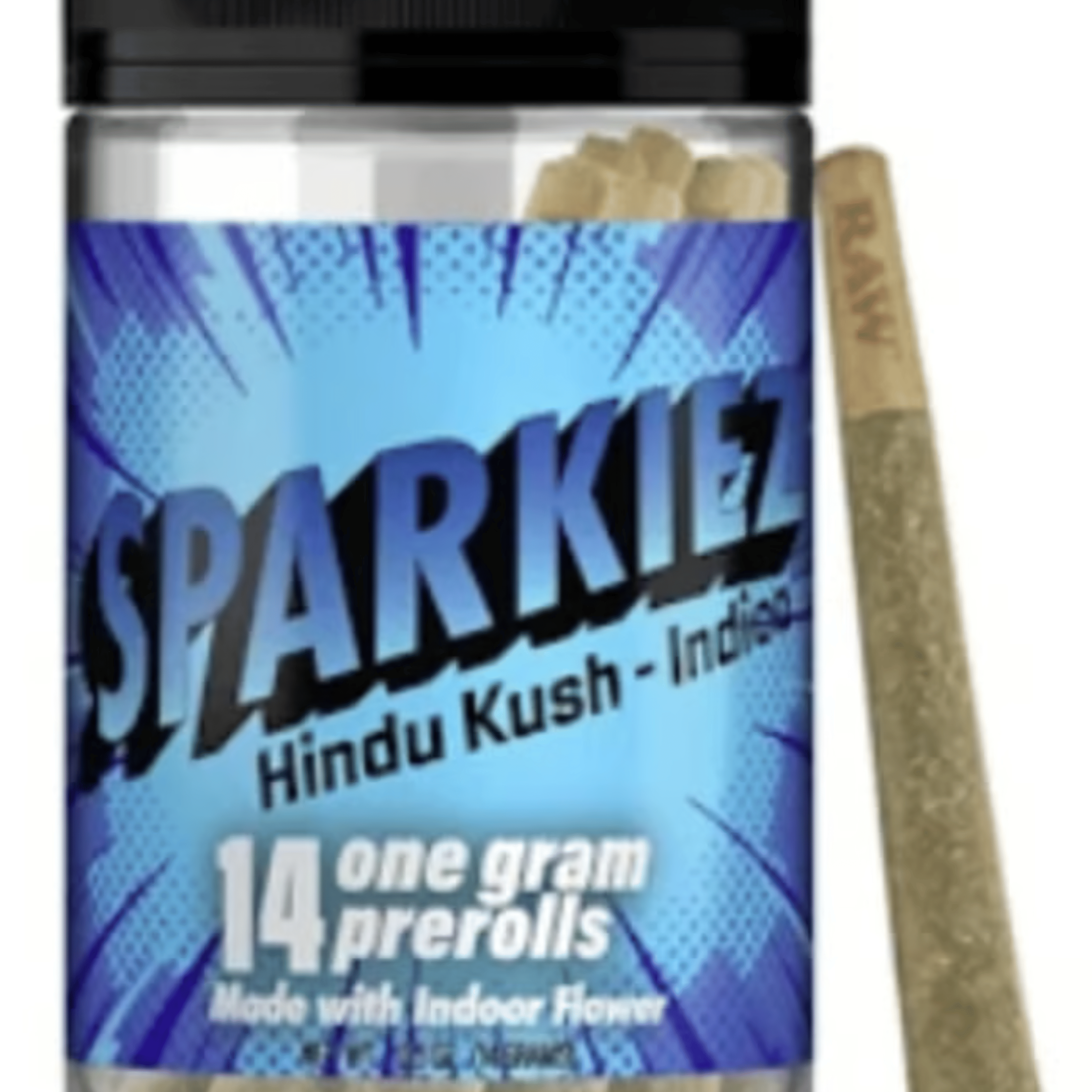 Sparkiez: 14 Pack Hindu Kush Indica Pre-Rolls (14g) - Sparkiez - - $50 - Pre-Rolls