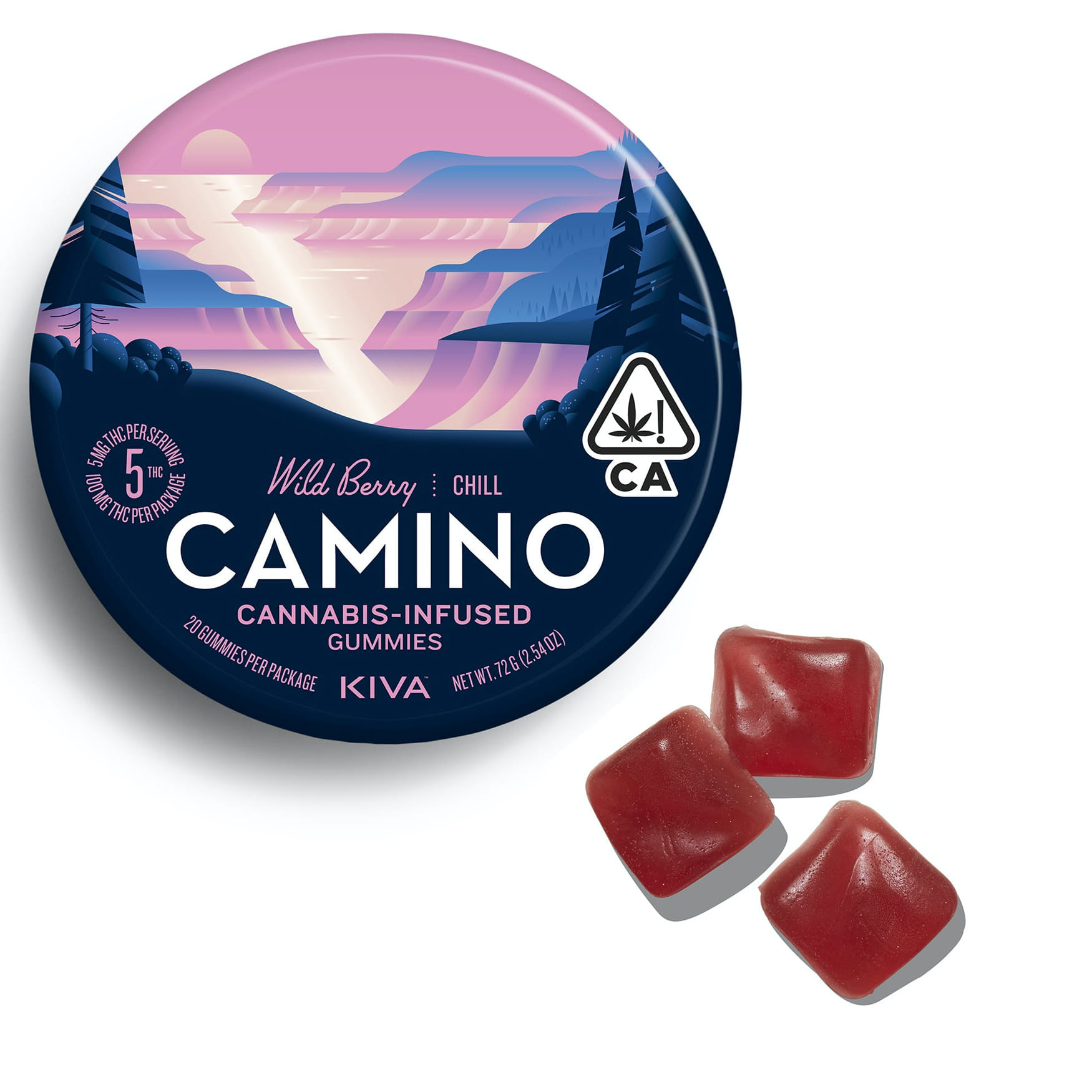 Wild Berry Gummies - Camino - Kiva - Wild Berry (I) - $17 - Edibles