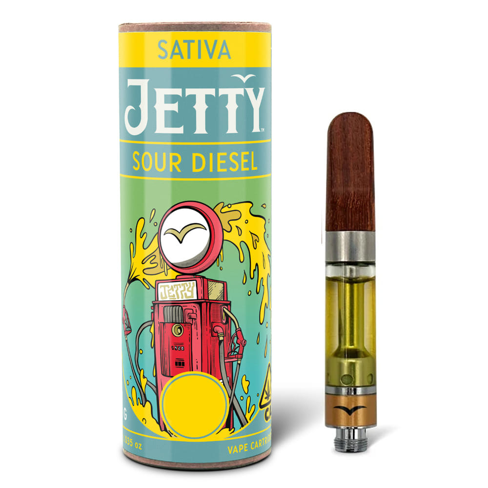 Sour Diesel (S) High THC Cartridge - 1g - Jetty - Sour Diesel (H) - $29.50 - Cartridges