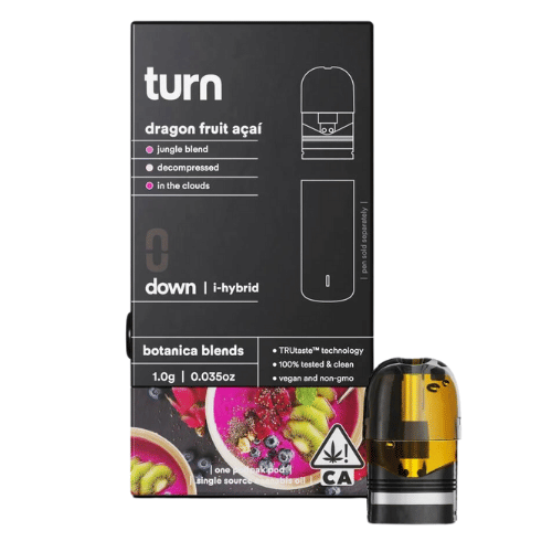 Turn - Dragon Fruit Acai Botanical Blend Pod 1g - Turn - Turn - Dragon Fruit Acai Botanical Blend Pod 1g - $38 - 1g Vape Carts & Pods