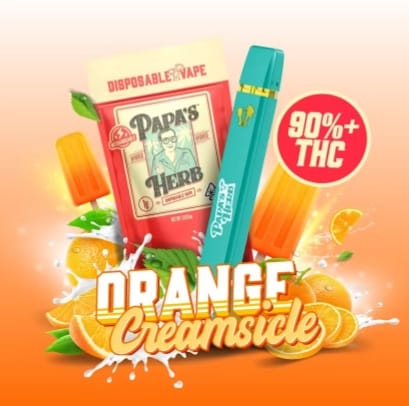 Orange Creamsicle 1G All-in-One - Papa's Herb -  - $18.97 - Cartridges