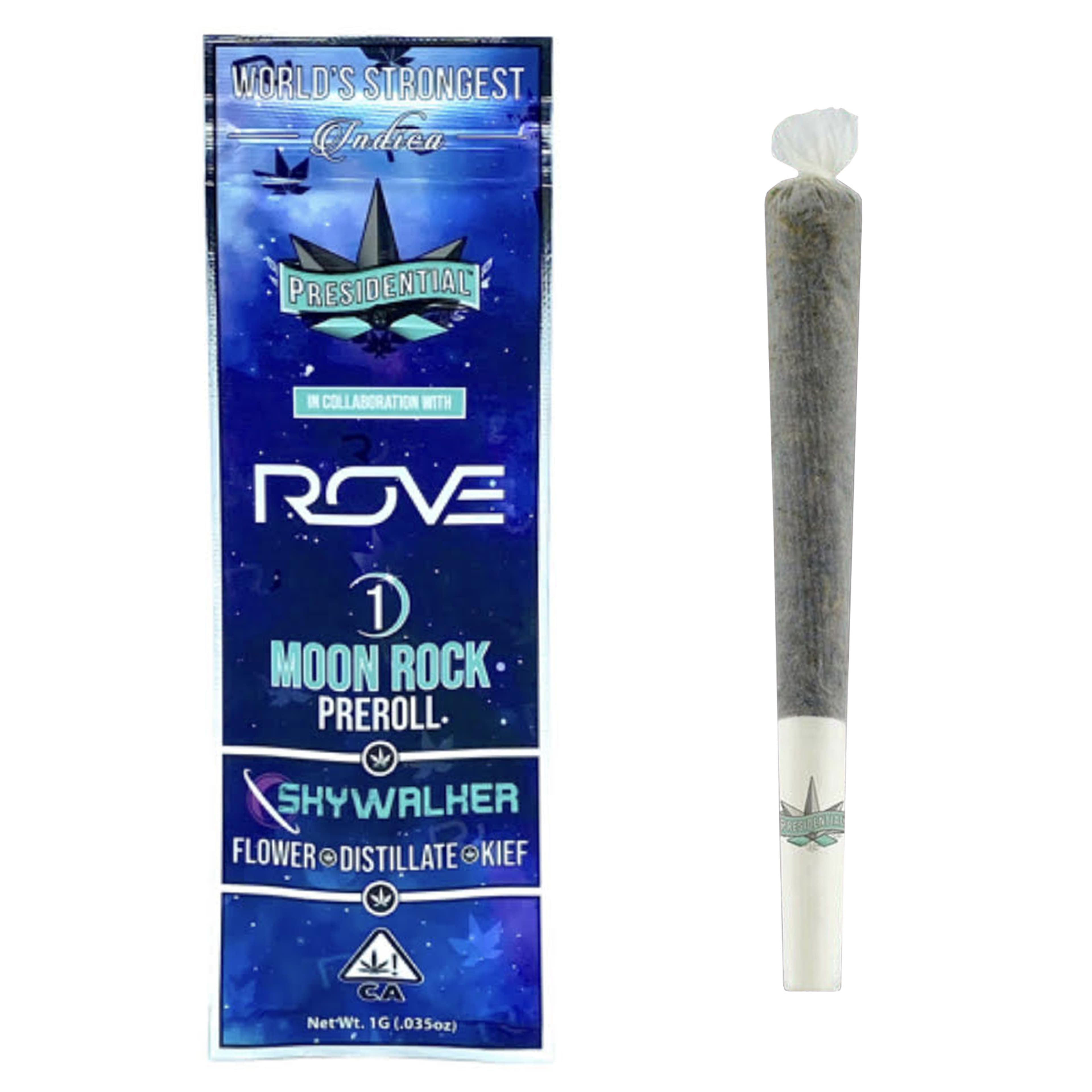 Skywalker (I) Moon Rock Preroll 1g - Presidential - Skywalker (I) - $11.90 - Pre-Rolls