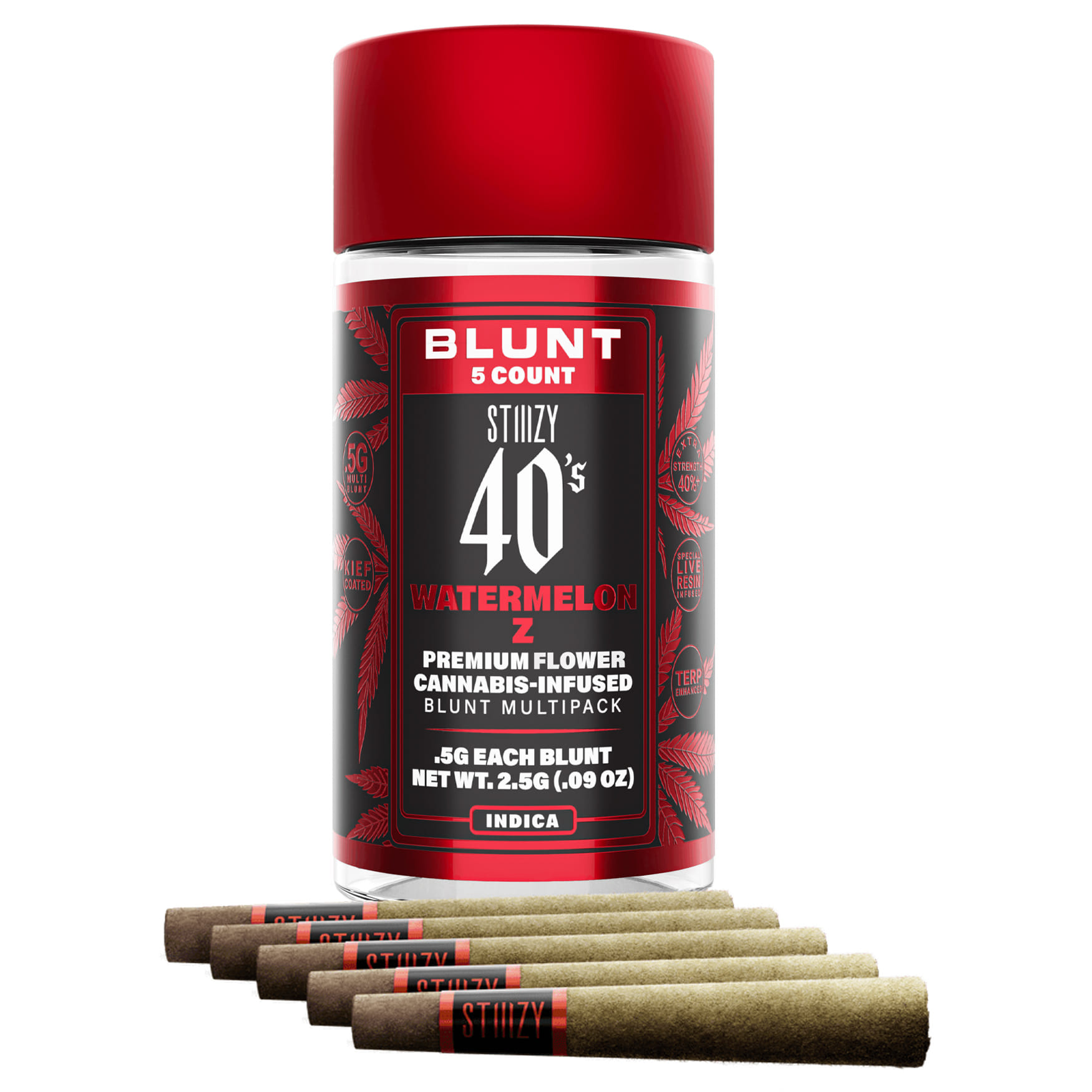 Watermelon Z Mini Blunt 5pk (I) *B2G1 EVERYDAY* *SPECIAL PRICING* - Stiiizy - Watermelon Z (I) - $27 - Pre-Rolls