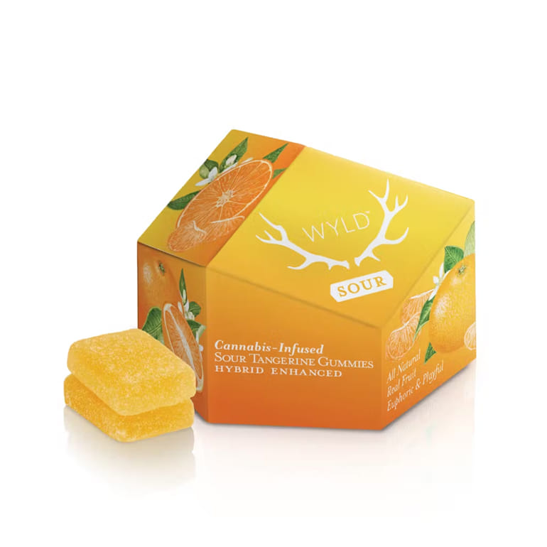 Sour Tangerine Gummies - Wyld - Sour Tangerine (H) - $13.20 - Edibles