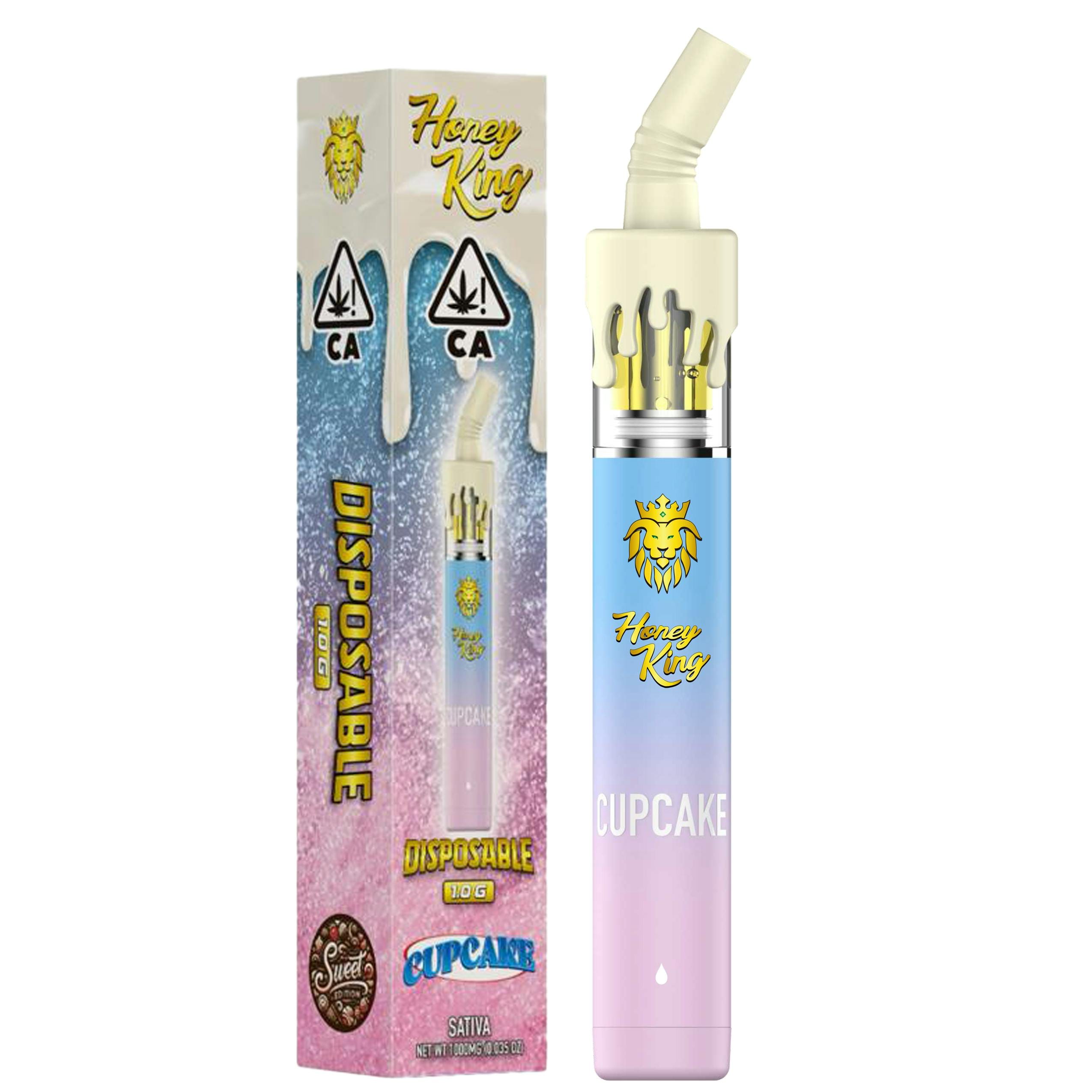 Honey King 1G Sweet Edition Disposable - CUPCAKE - Honey King - Honey King 1G Sweet Edition Disposable - CUPCAKE - $27 - Vape Pens
