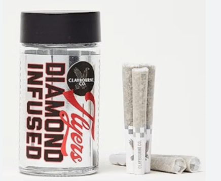 Diamond Infused Flyers -  Cobra Kush 5pk - Claybourne Co. - Cobra Kush 5pk - $34 - Pre-Roll