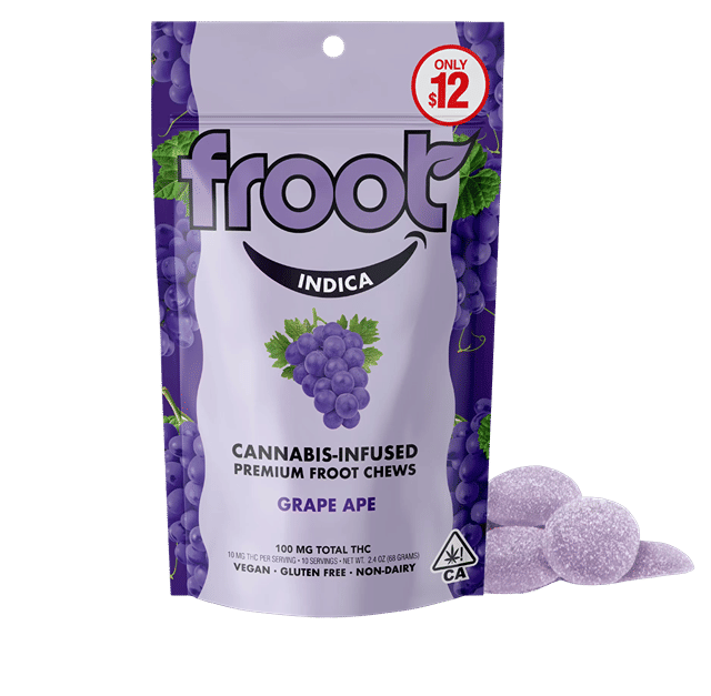 100mg Grape Ape Gummies