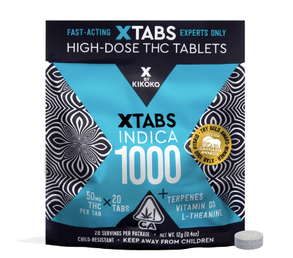 Kikoko XTabs - 1000MG Tablet Indica - Kikoko - Kikoko XTabs 1000MG (I) - $44 - Edibles