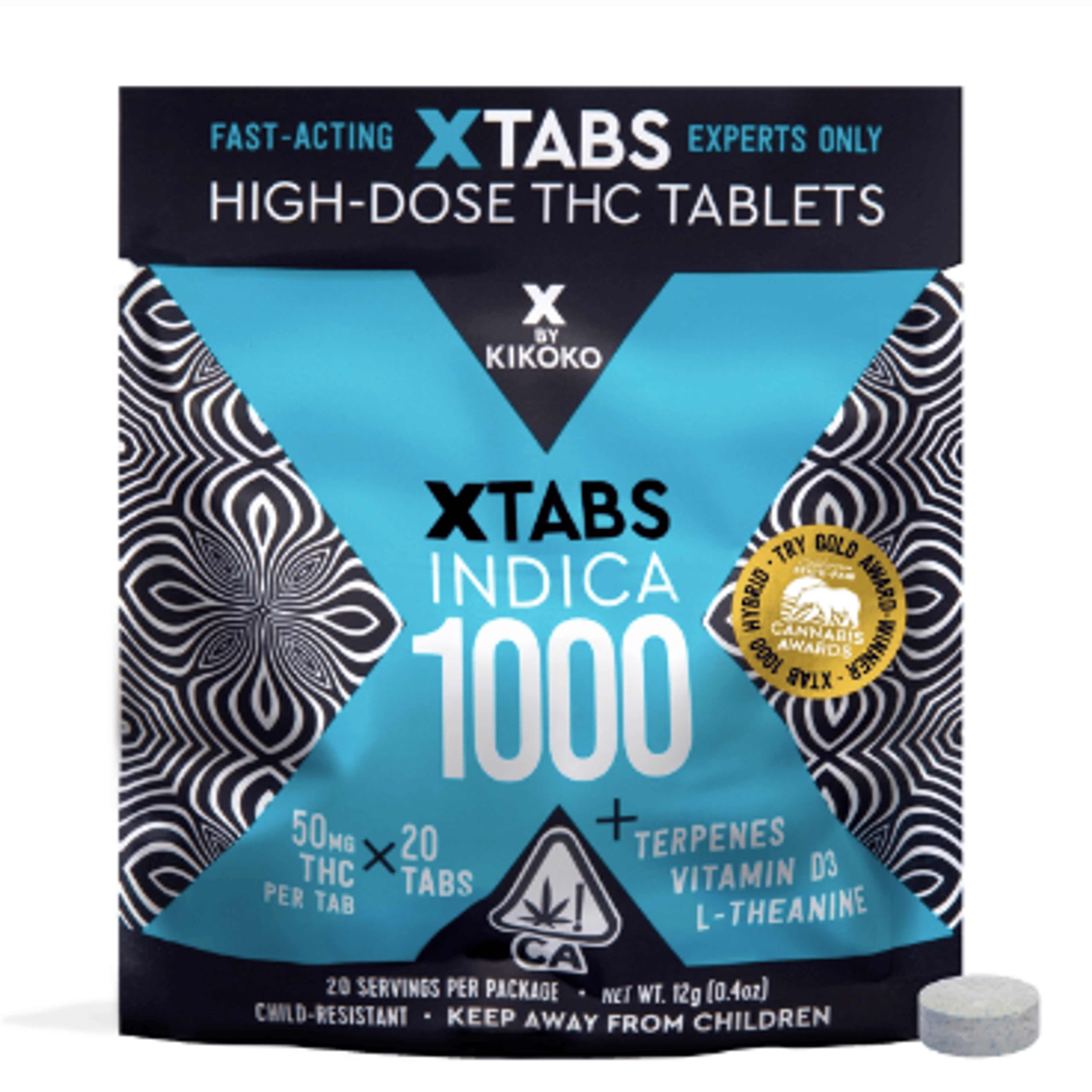 Kikoko XTabs - 1000MG Tablet Indica - Kikoko - Kikoko XTabs 1000MG (I) - $44 - Edibles
