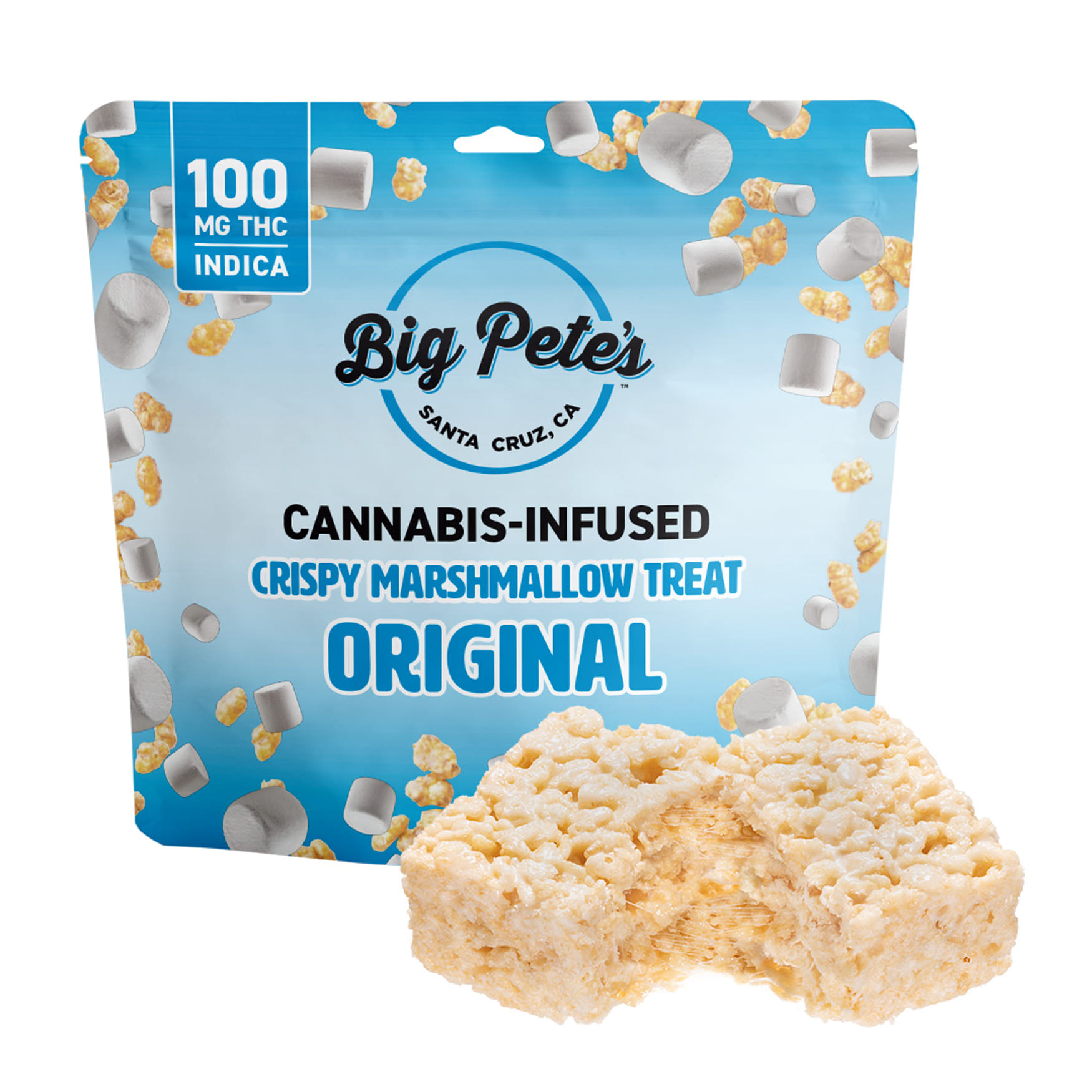 Original Indica Marshmallow Treat - Big Petes - Original Marshmallow Treat (I) - $15 - Edibles