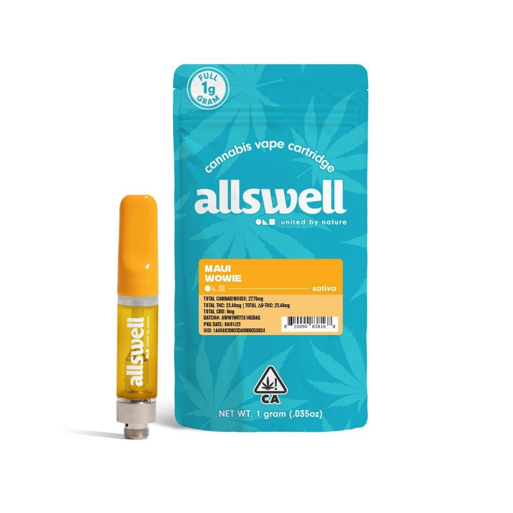 Maui Wowie 1g Cart - Allswell -  - $13 - Vape Cart