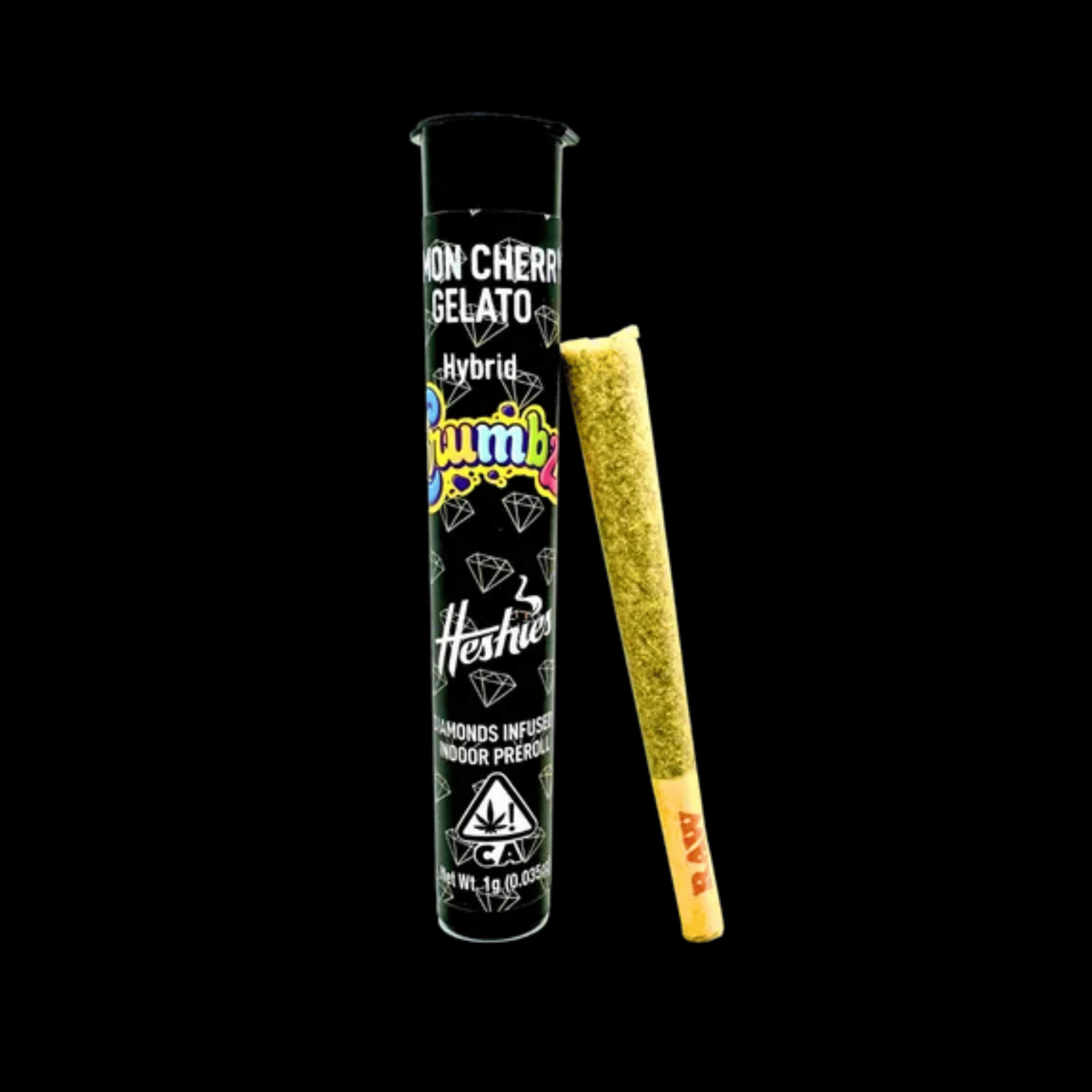 LEMON CHERRY GELATO 1G INFUSED PRE-ROLL - CRUMBZ - - $8.25 - Pre-Rolls