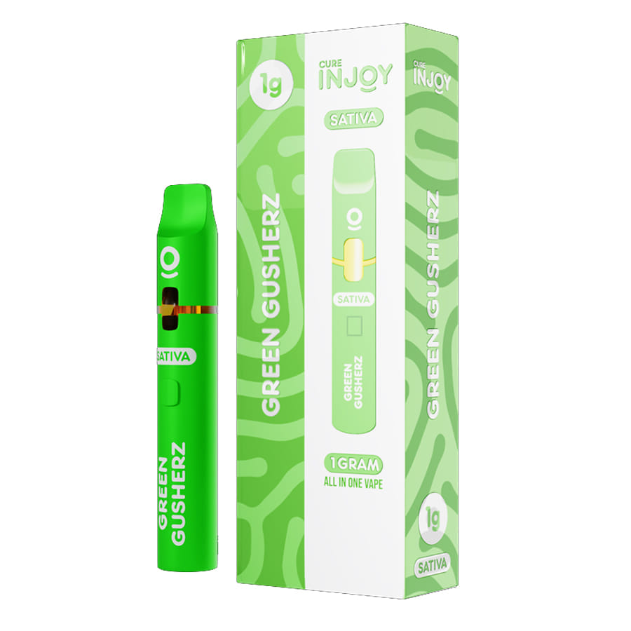 Green Gusherz (S) AIO Regular 1g - Cure Injoy - Green Gusherz (S) - $22 - Cartridges