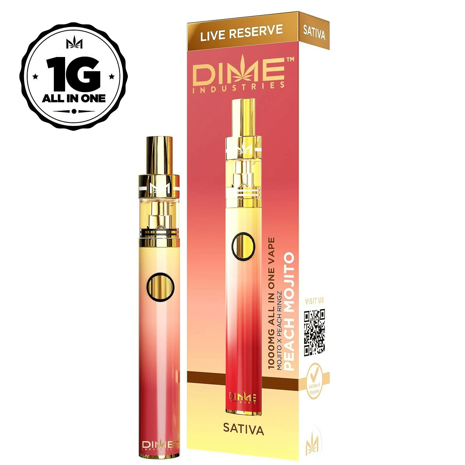 Dime Industries: Peach Mojito Live Reserve